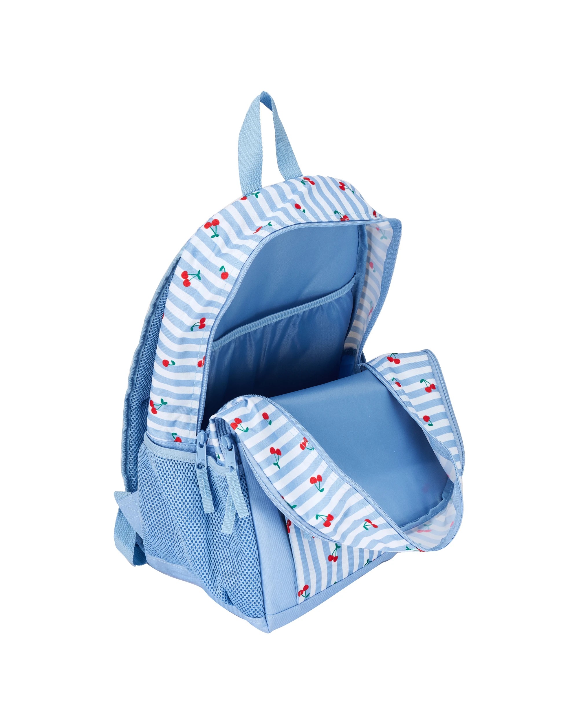 4 3 Piece Cherry Backpack Set - Blue, 4 of 7