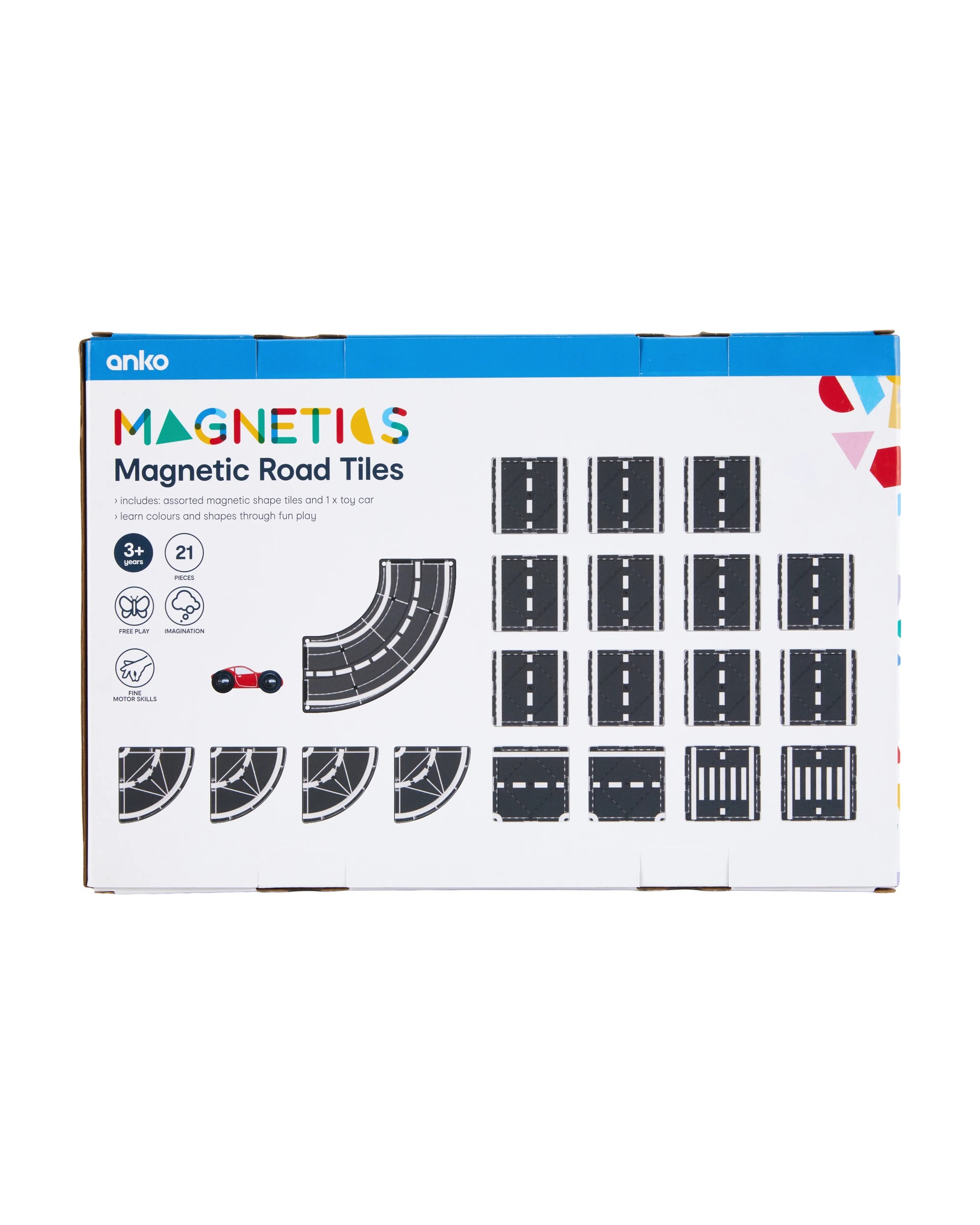 7 21 Piece Magnetic Road Tiles, 7 of 7