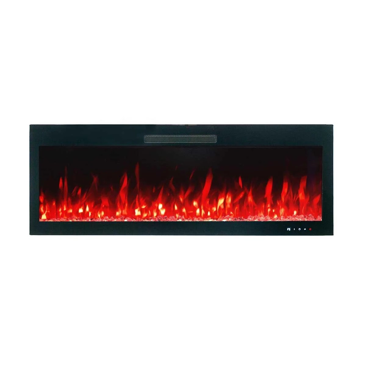 3 Moda Living Rocco 50 inch Electric Fireplace - Black, 3 of 5