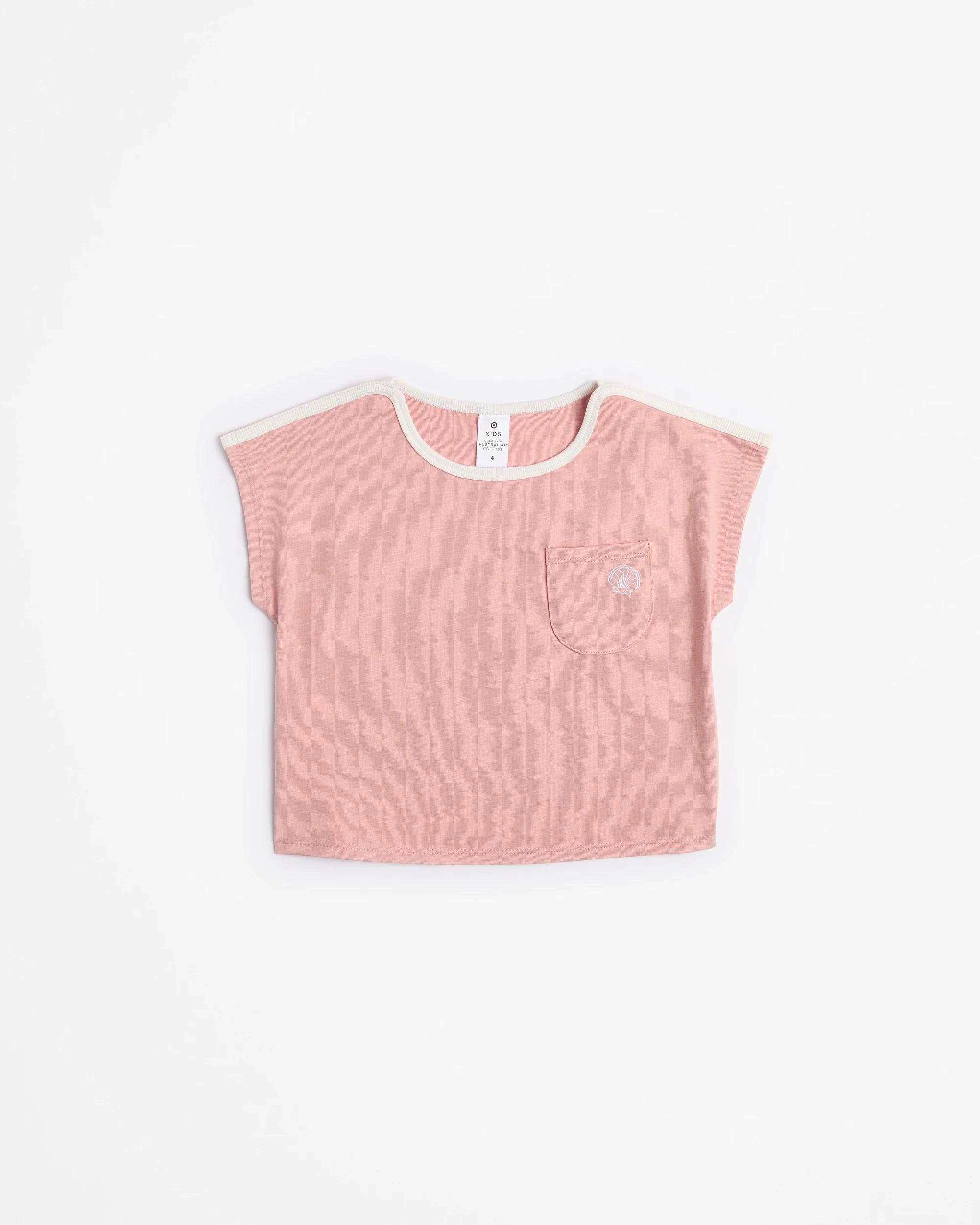 6 Target Australian Cotton Drop Shoulder T-shirt PINK, 6 of 8