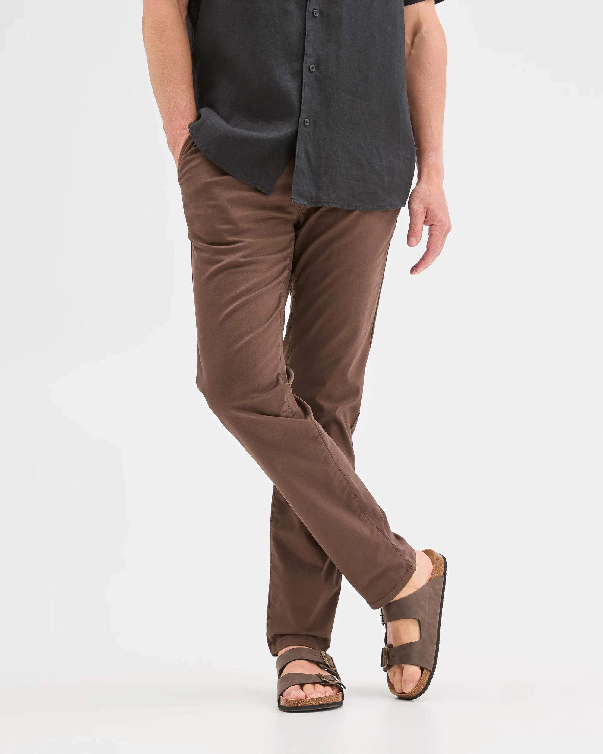 4 Target Australian Cotton Slim Chino Pants CHOC, 4 of 6