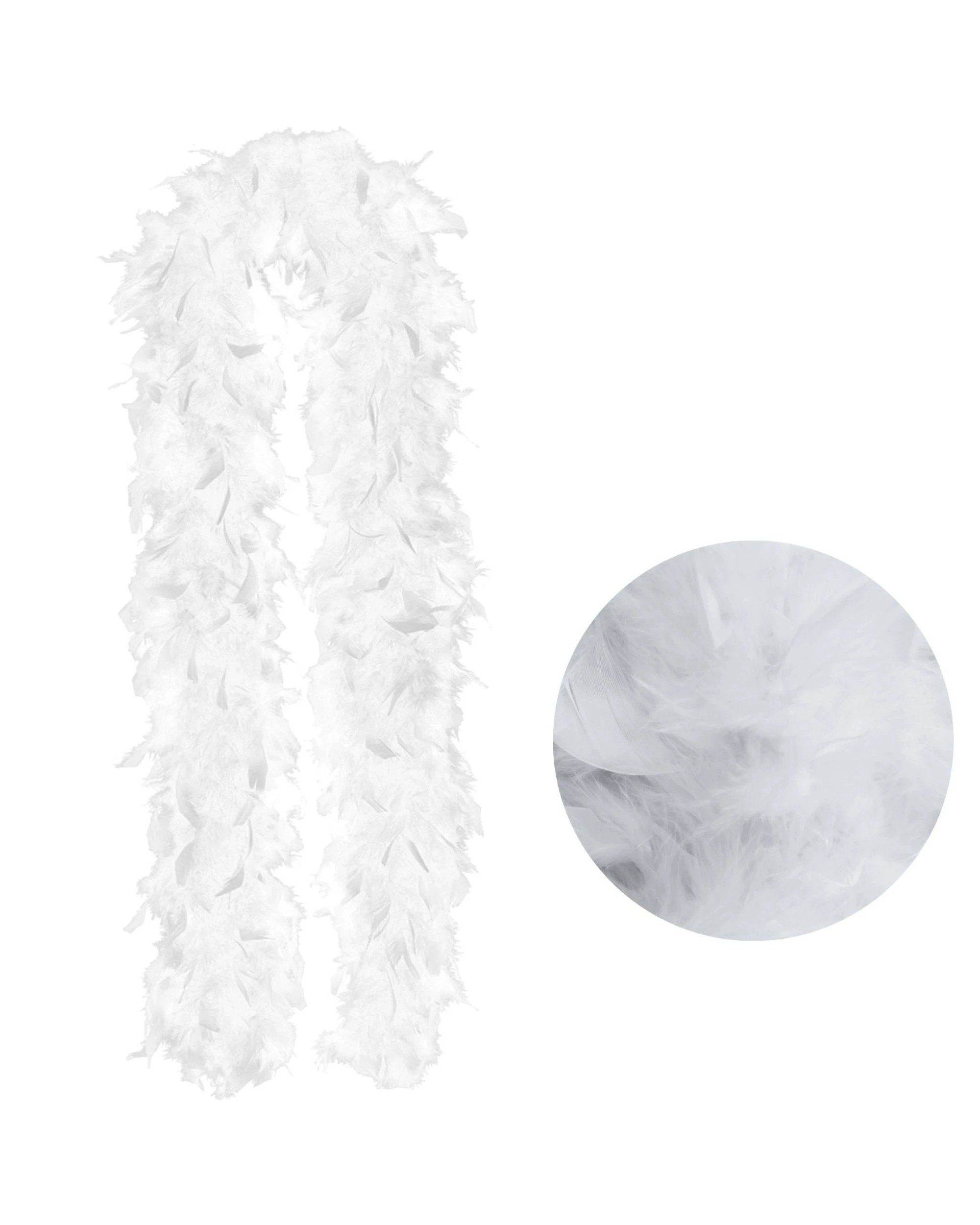 1 Party Planet White Feather Boa - White, 1 of 2
