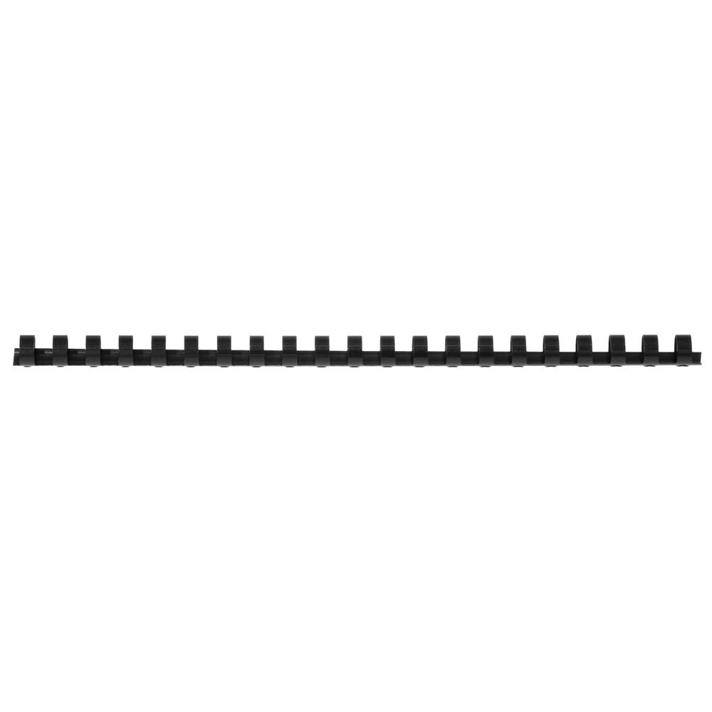 3 GBC Binding Comb 21 Loop Plastic 12mm Black 100 Pack, 3 of 3