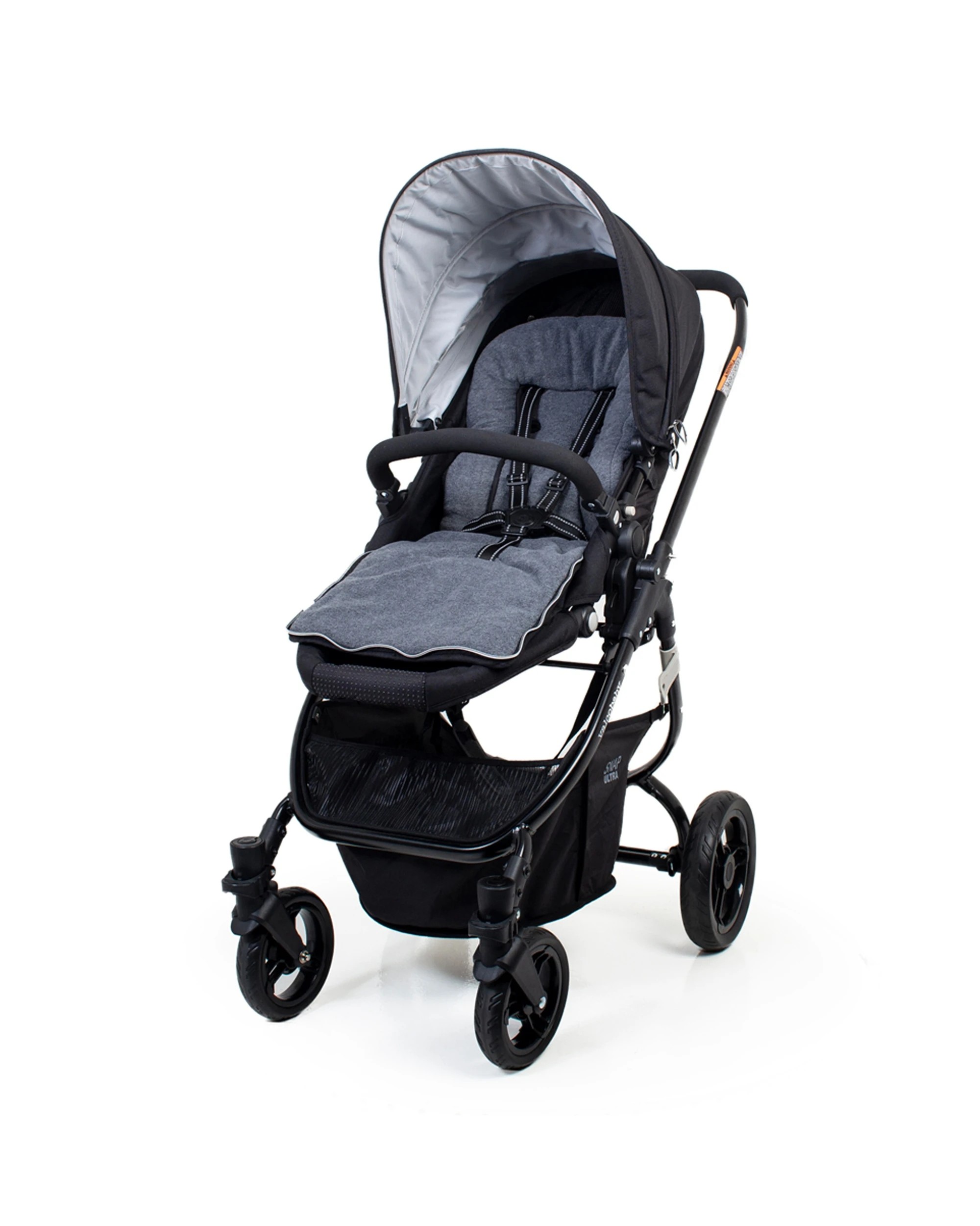 4 ValcoBaby Snug Pram Stroller Liner Footmuff Warm Winter Universal Fit Night - Grey, 4 of 5