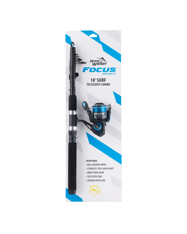 Jarvis Walker Focus Series 2 Surf Telescopic Combo - 10ft., B