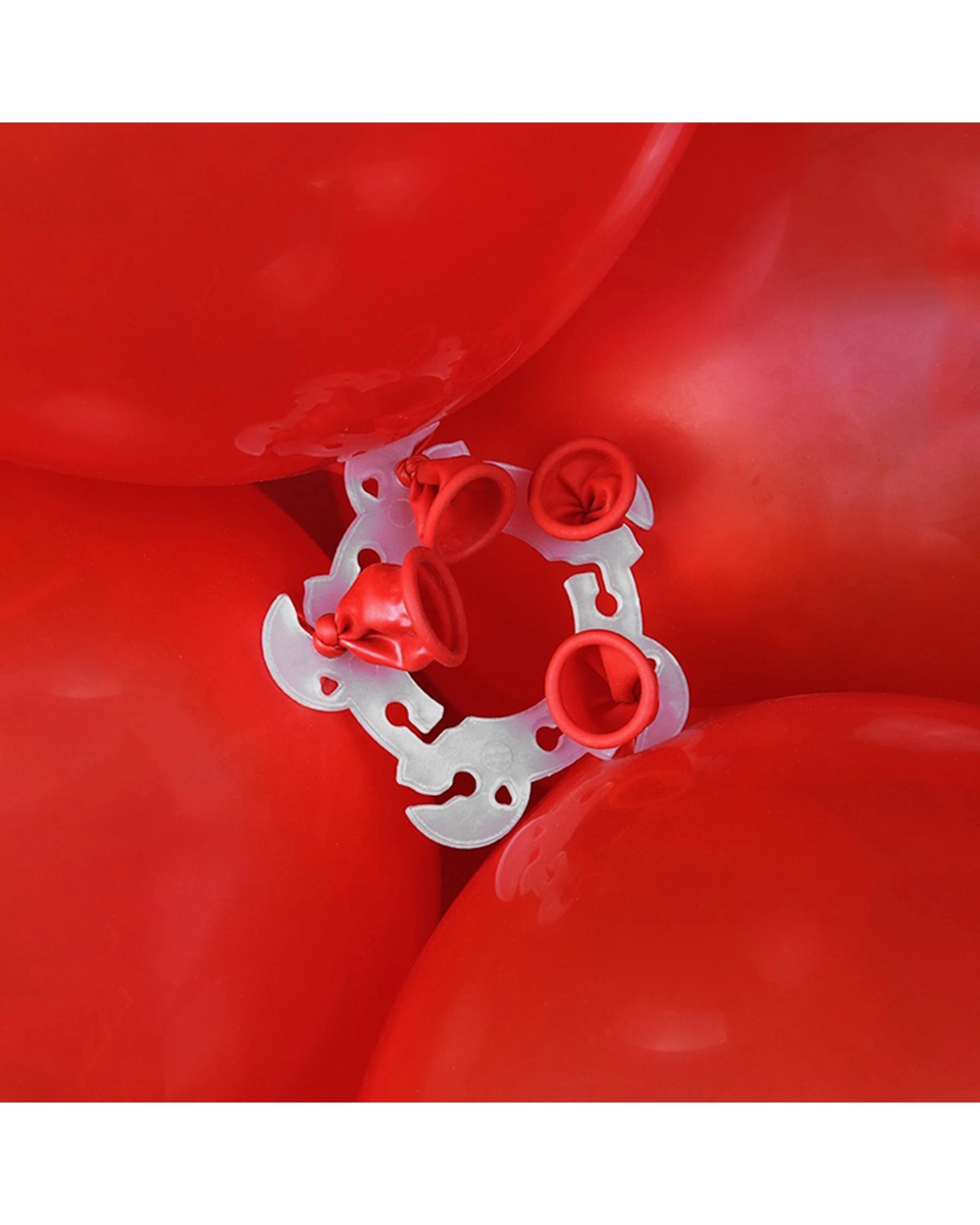 2 Partyrama Plastic Balloon Arch Clips Pack of 5 - Clear, 2 of 3