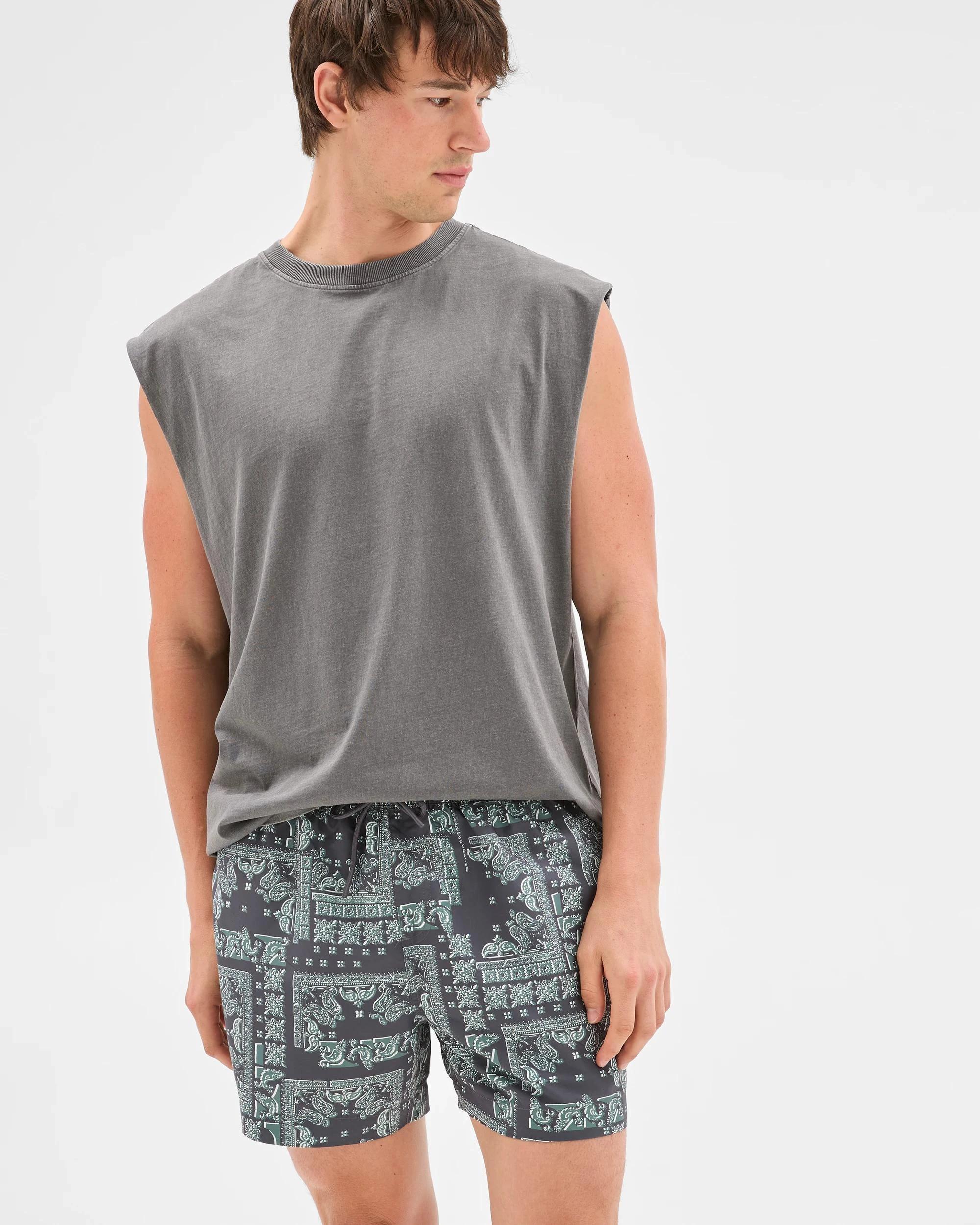 3 Commons Swim Shorts ASPHALT, 3 of 5