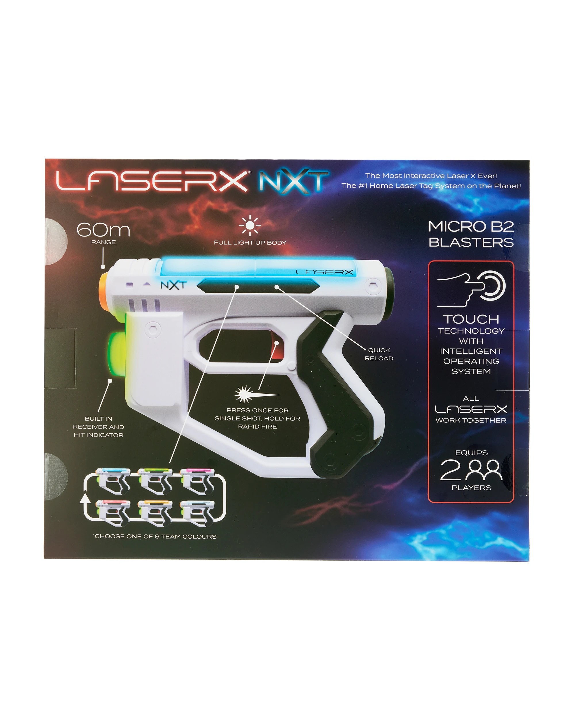 9 2 Pack Laser X NXT Micro B2 Blasters, 9 of 9