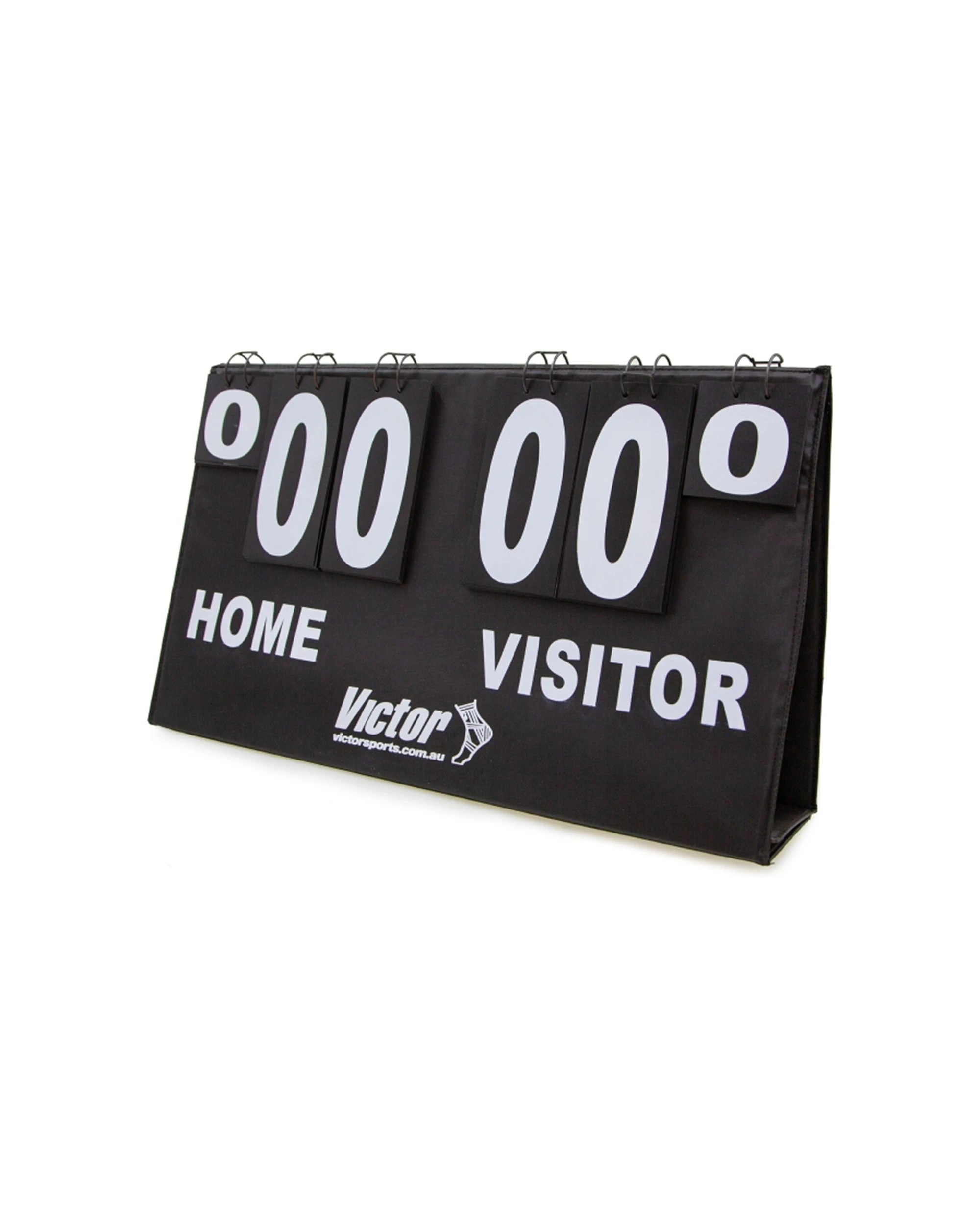 4 Victor Sports Scoreboard Multipurpose Flip Top Home Visitors Scores 70x40cm - Black, 4 of 5