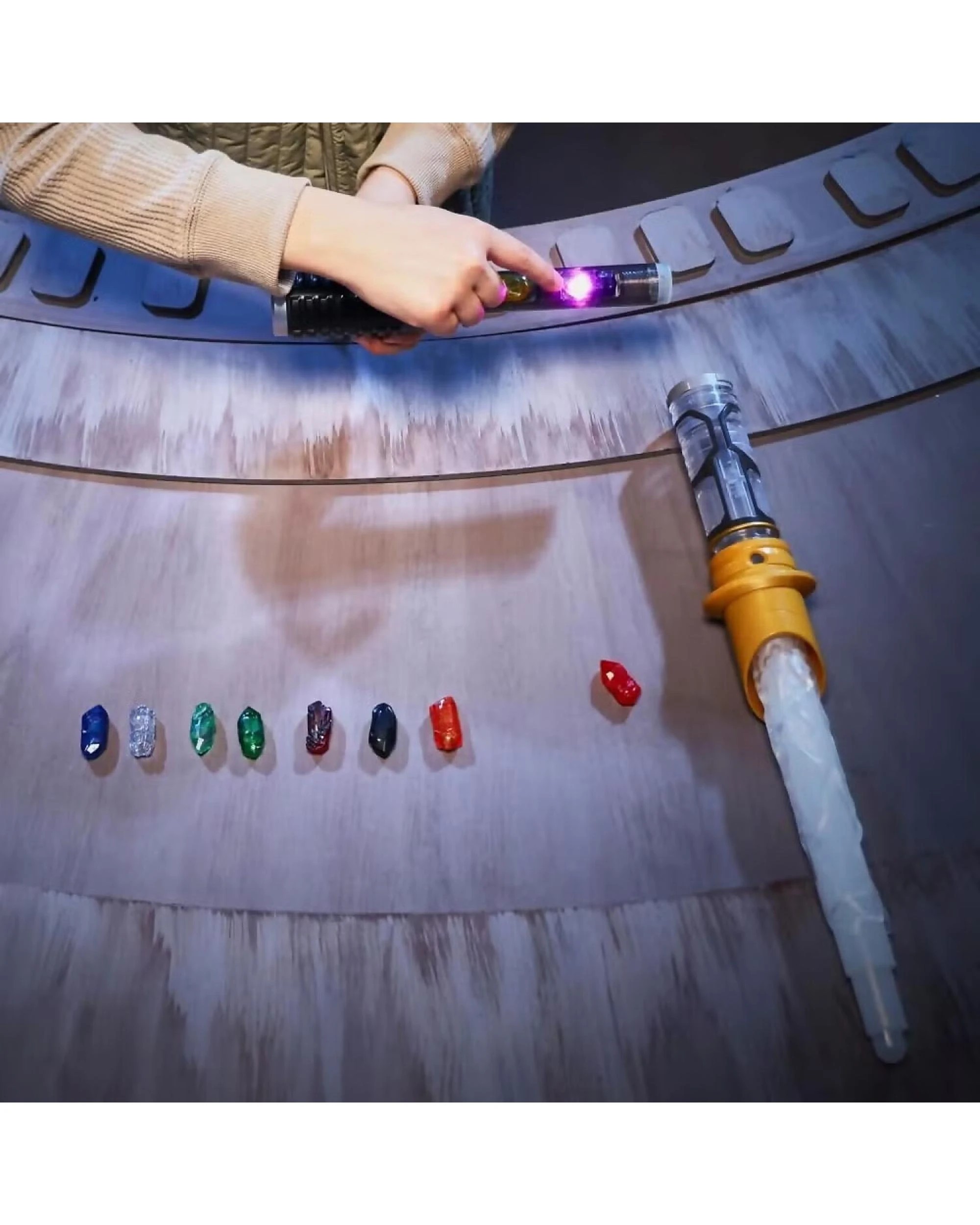 5 Star Wars Power Crystal Lightsaber, 5 of 10