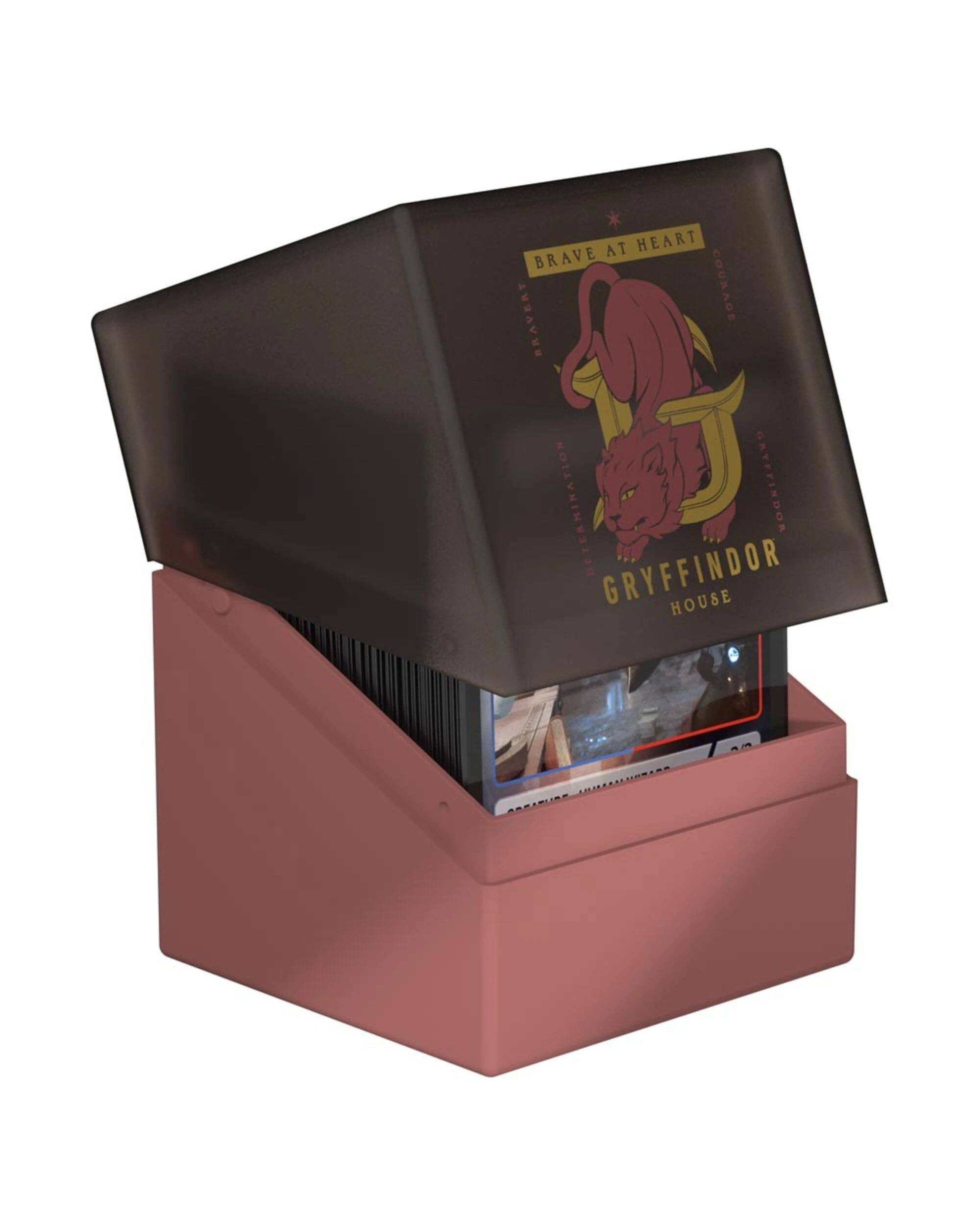 3 Ultimate Guard - Harry Potter "4 Houses" Boulder 100+ Deck Box - Gryffindor, 3 of 5
