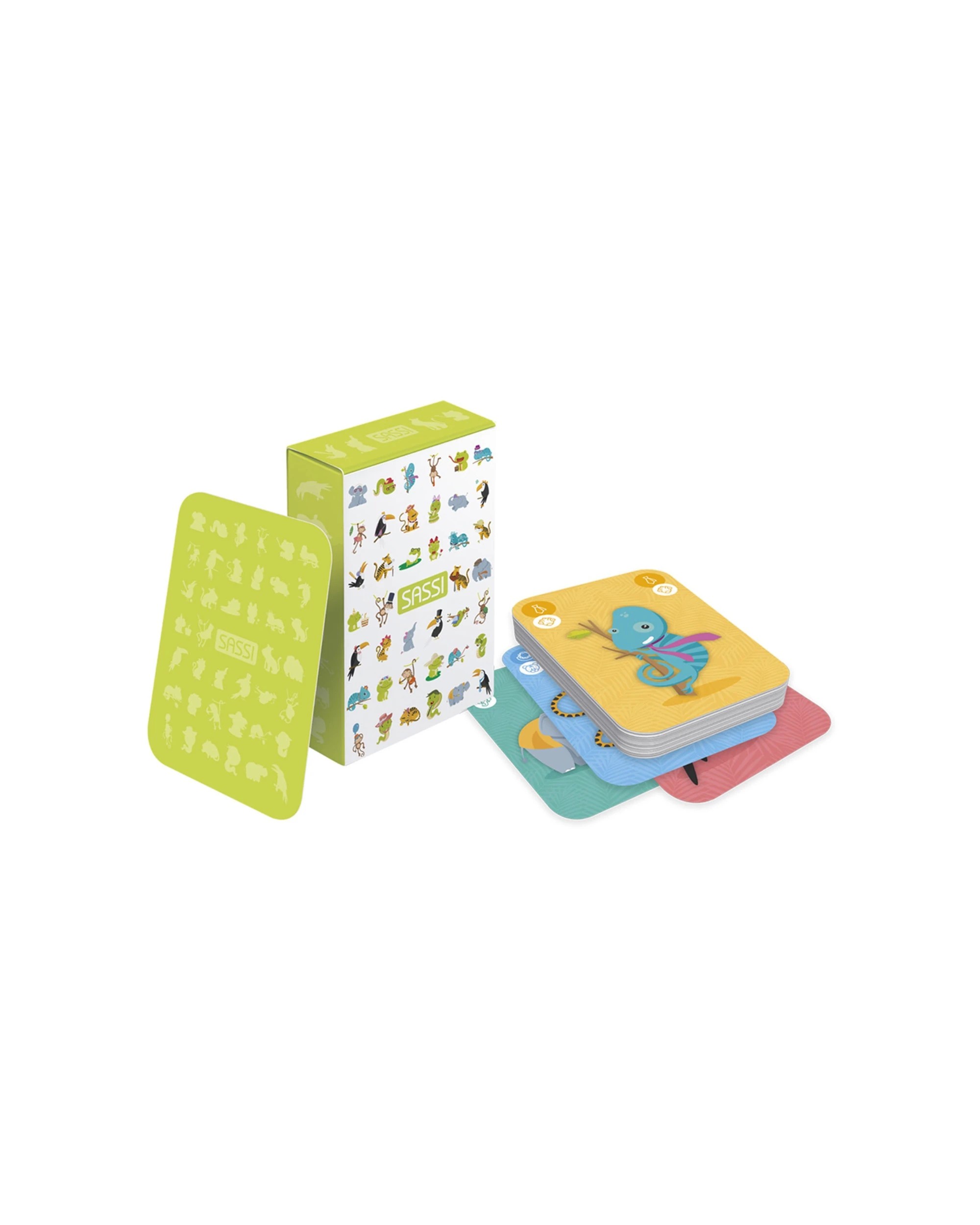 2 Sassi Games Happy Families Jungle Game Kids Children - Multi, 2 of 3