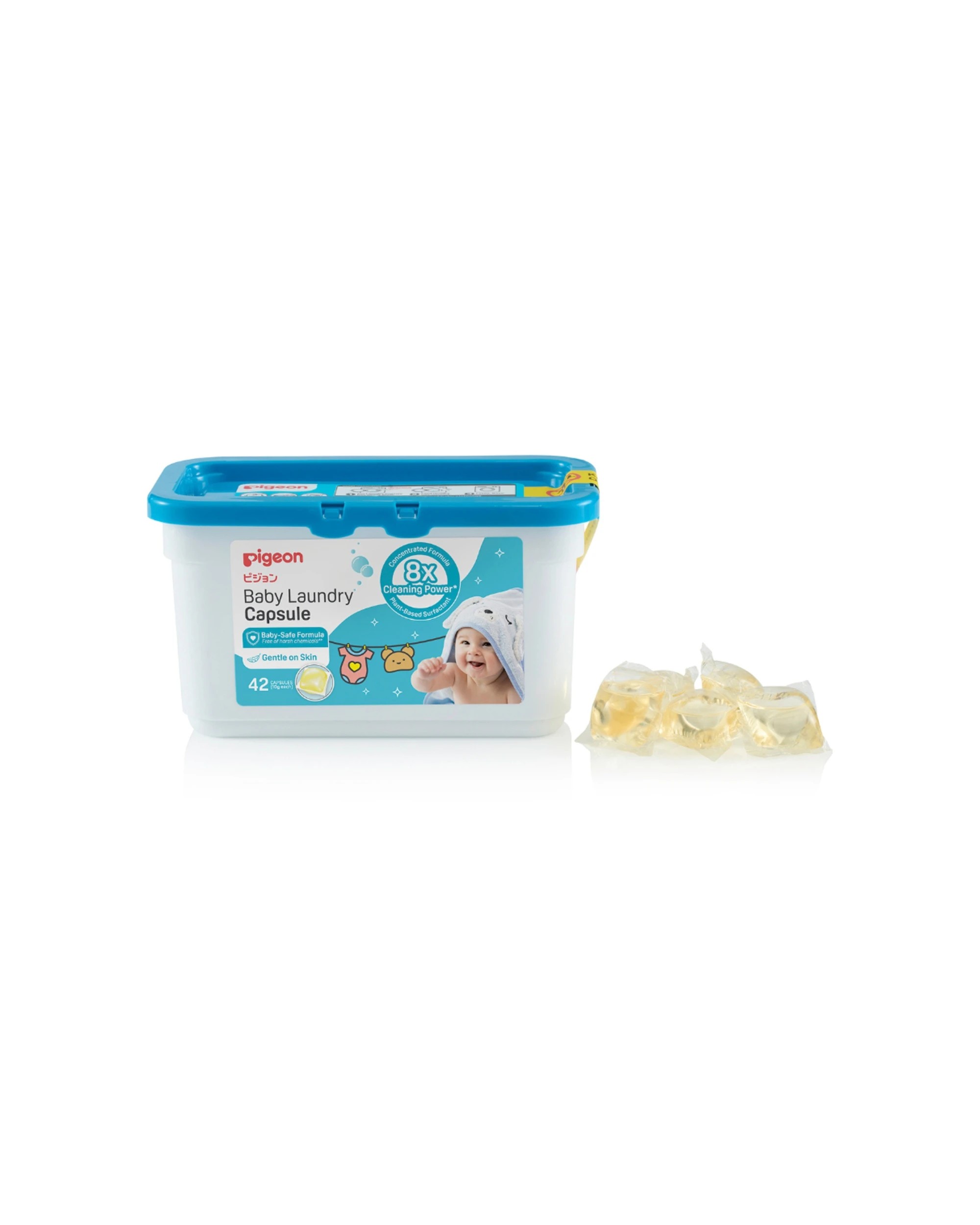 2 Pigeon 2PK Baby Laundry Capsules Detergent Gentle On Skin 0m Plus - Multi, 2 of 2