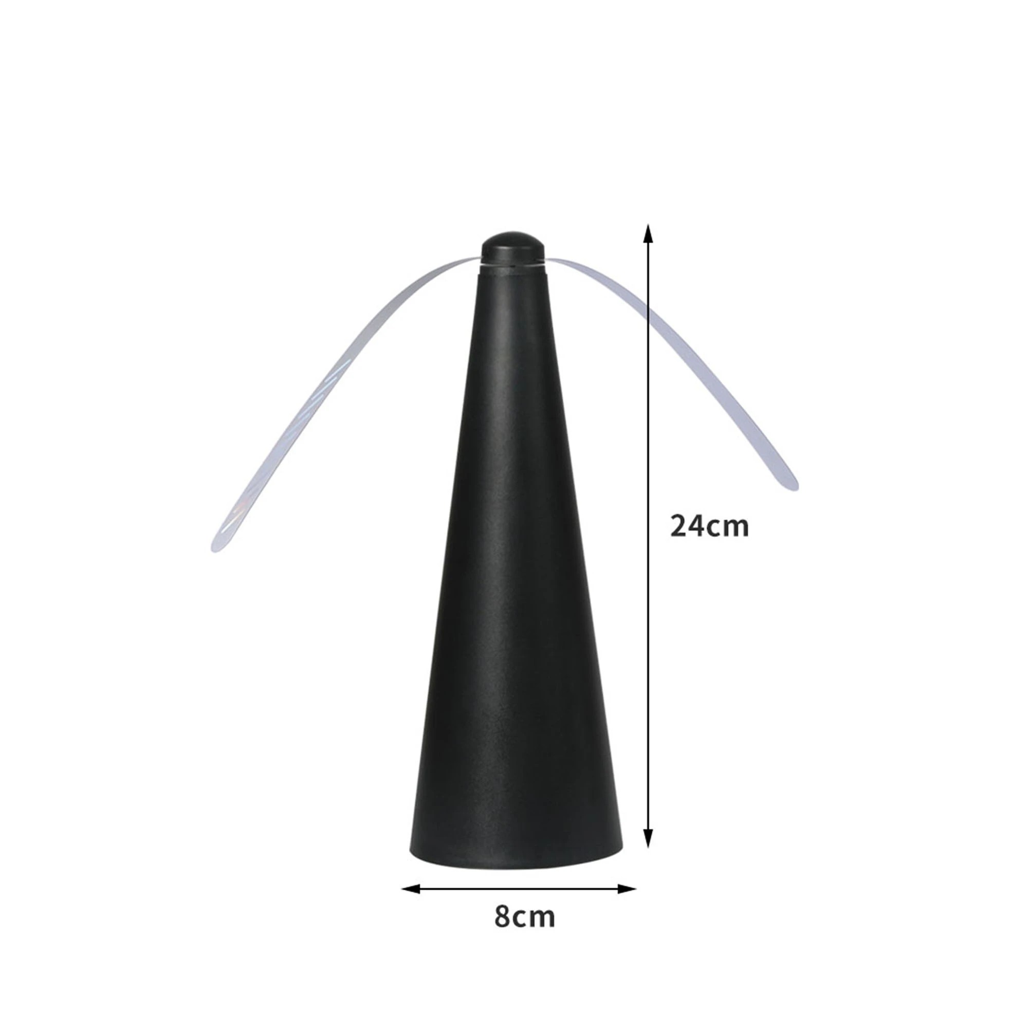 3 Lambu Chemical Free Fly Repellent Fan In Colour With Pothook - Black, 3 of 5