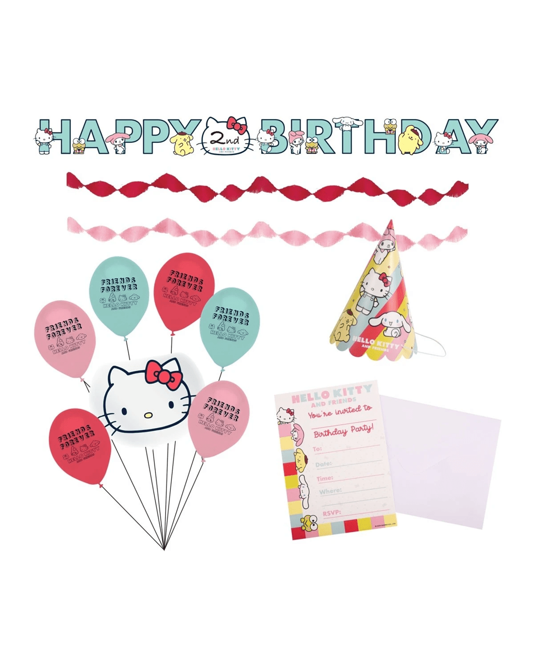 2 26 Piece Hello Kitty and Friends Party Pack, 2 of 9
