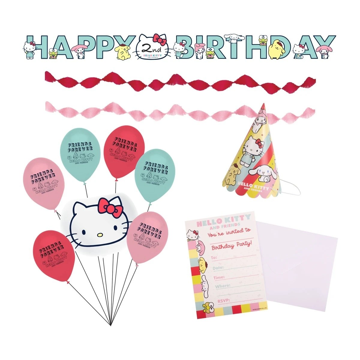 2 26 Piece Hello Kitty and Friends Party Pack, 2 of 9