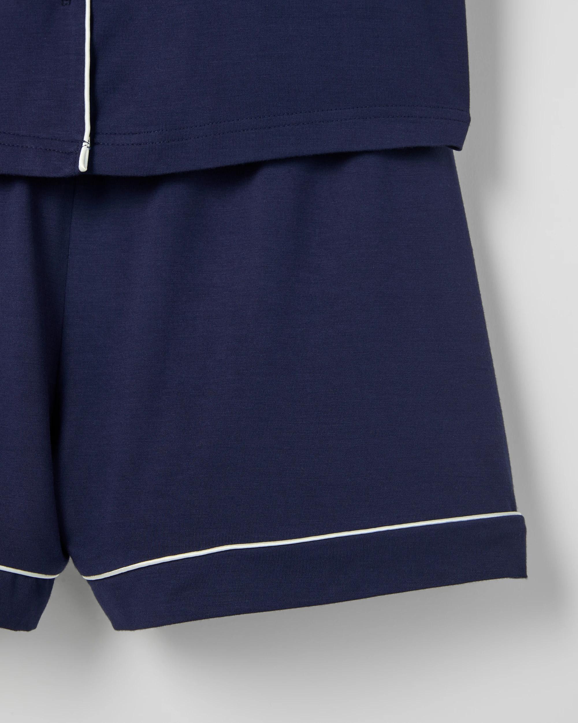 7 Target Kids Older Girls Bamboo Rich Button Through Pyjama Set NAVY, 7 of 7