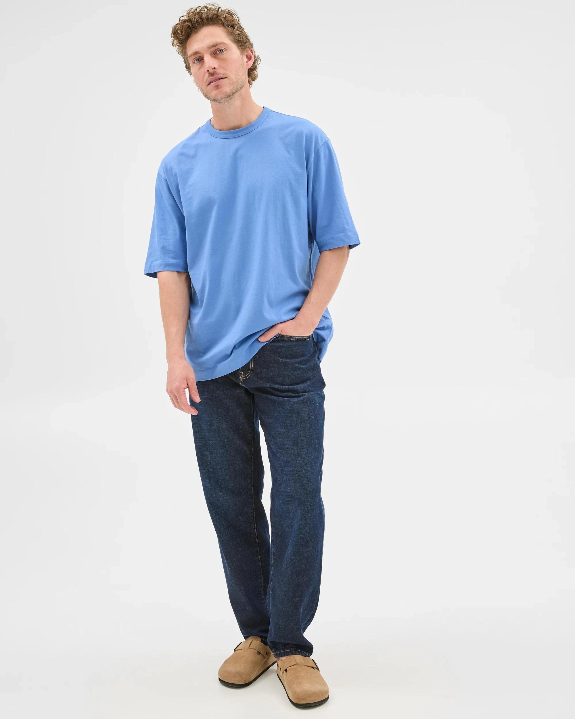 2 Target Australian Cotton Oversized T-Shirt BRIGHT BLUE, 2 of 6