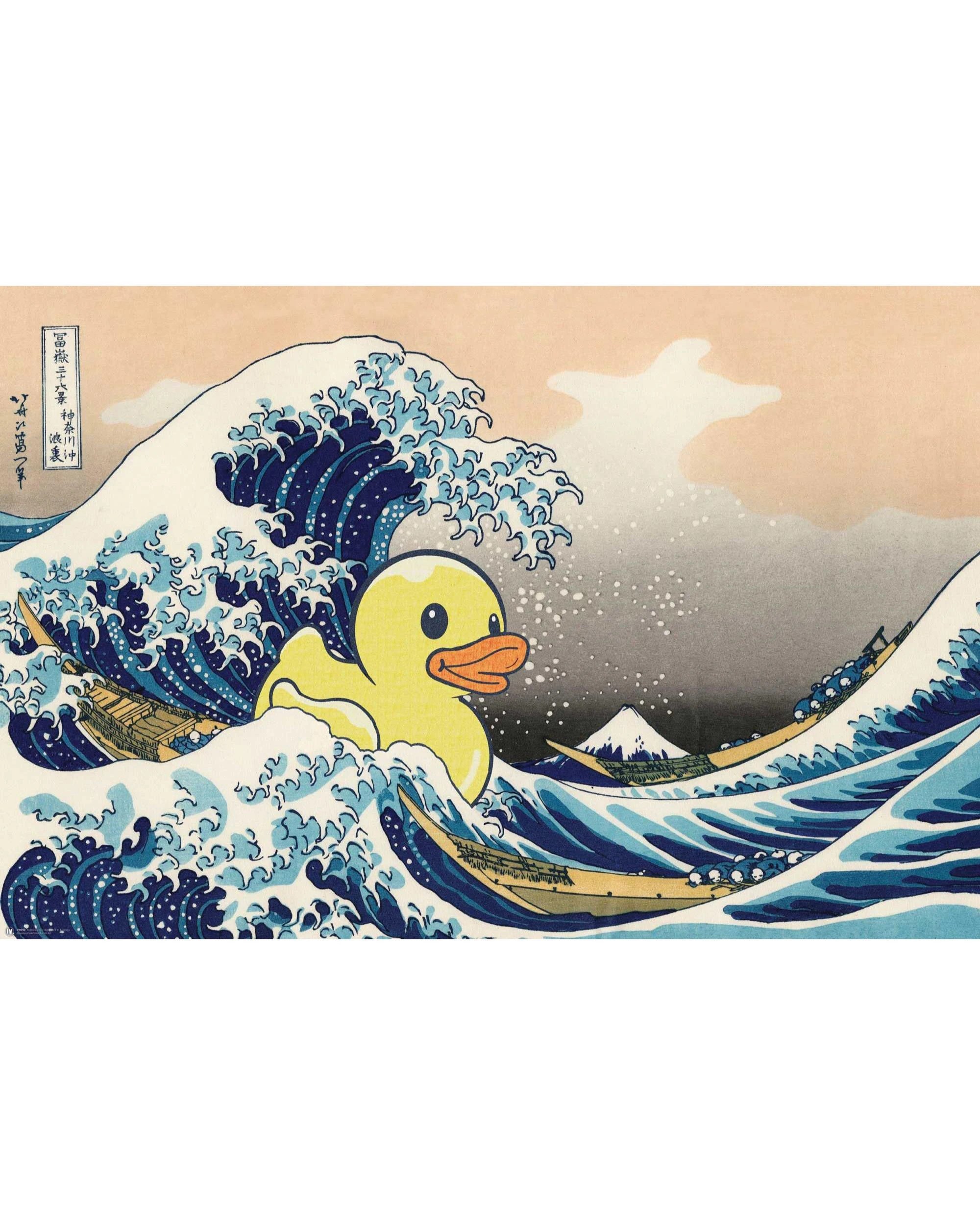 1 OTC Art Great Wave and Duck Poster, 1 of 1