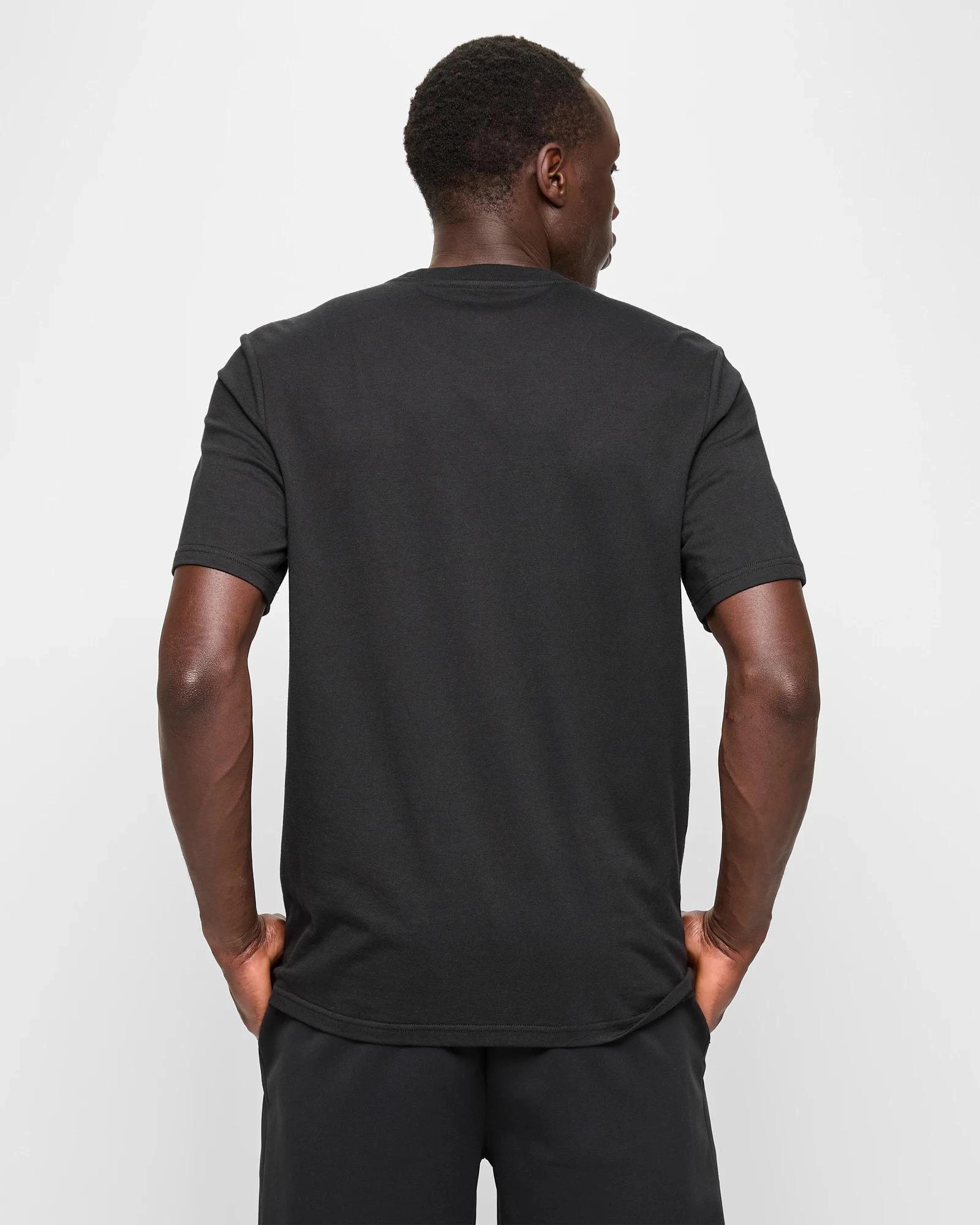 4 Target Active Cotton Blend T-Shirt BLACK, 4 of 5