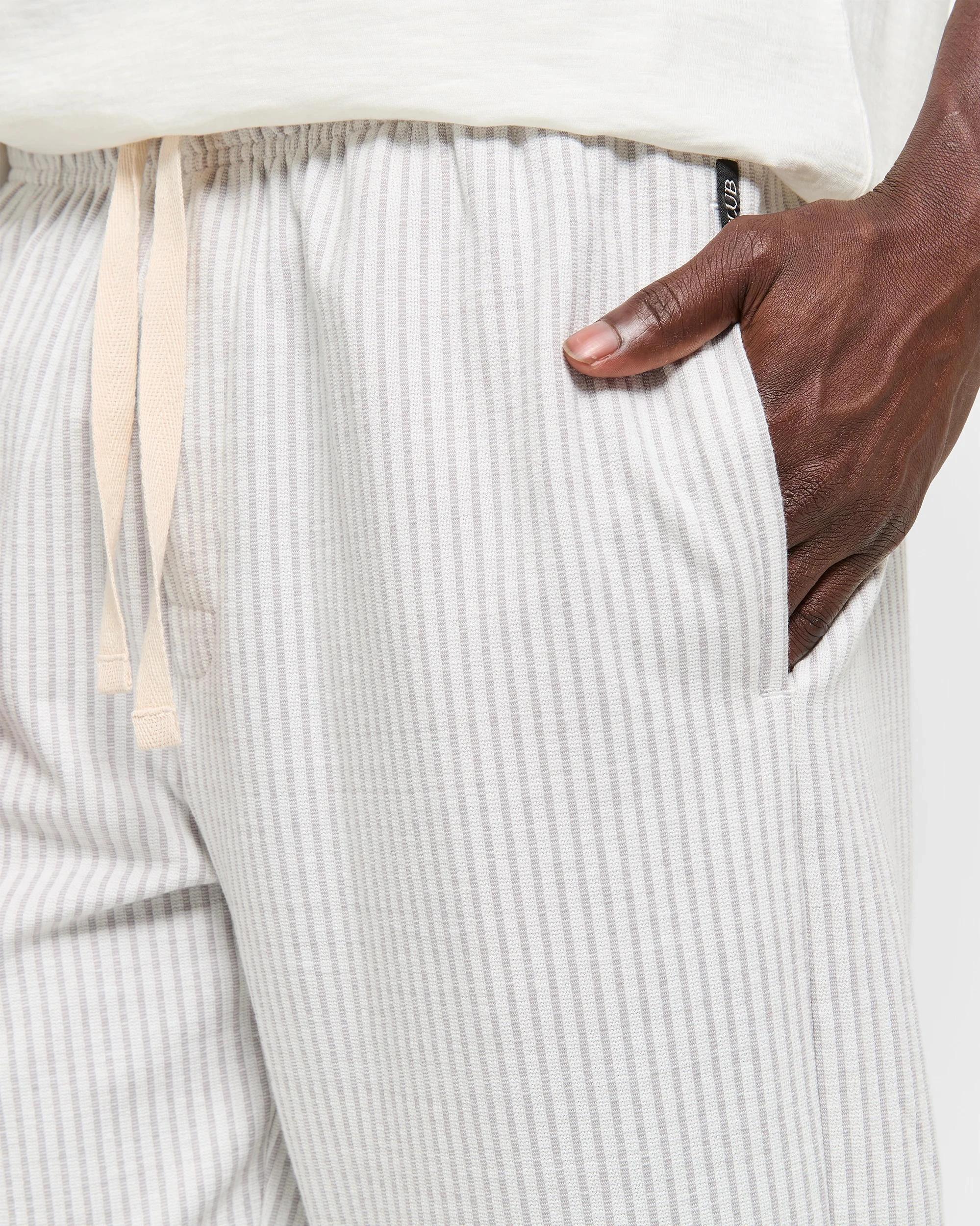 5 Target Australian Cotton Men's Jersey Sleep Pants ALLOY/WHITE STRIPE, 5 of 5