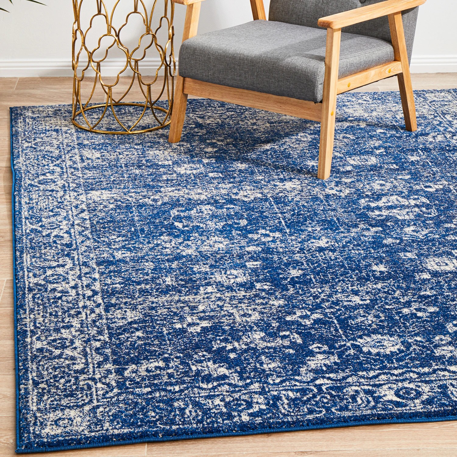 4 Common Ground Rugs Encore 252 290x200cm - Large Pet Friendly Floor Rug - Blue, 4 of 7