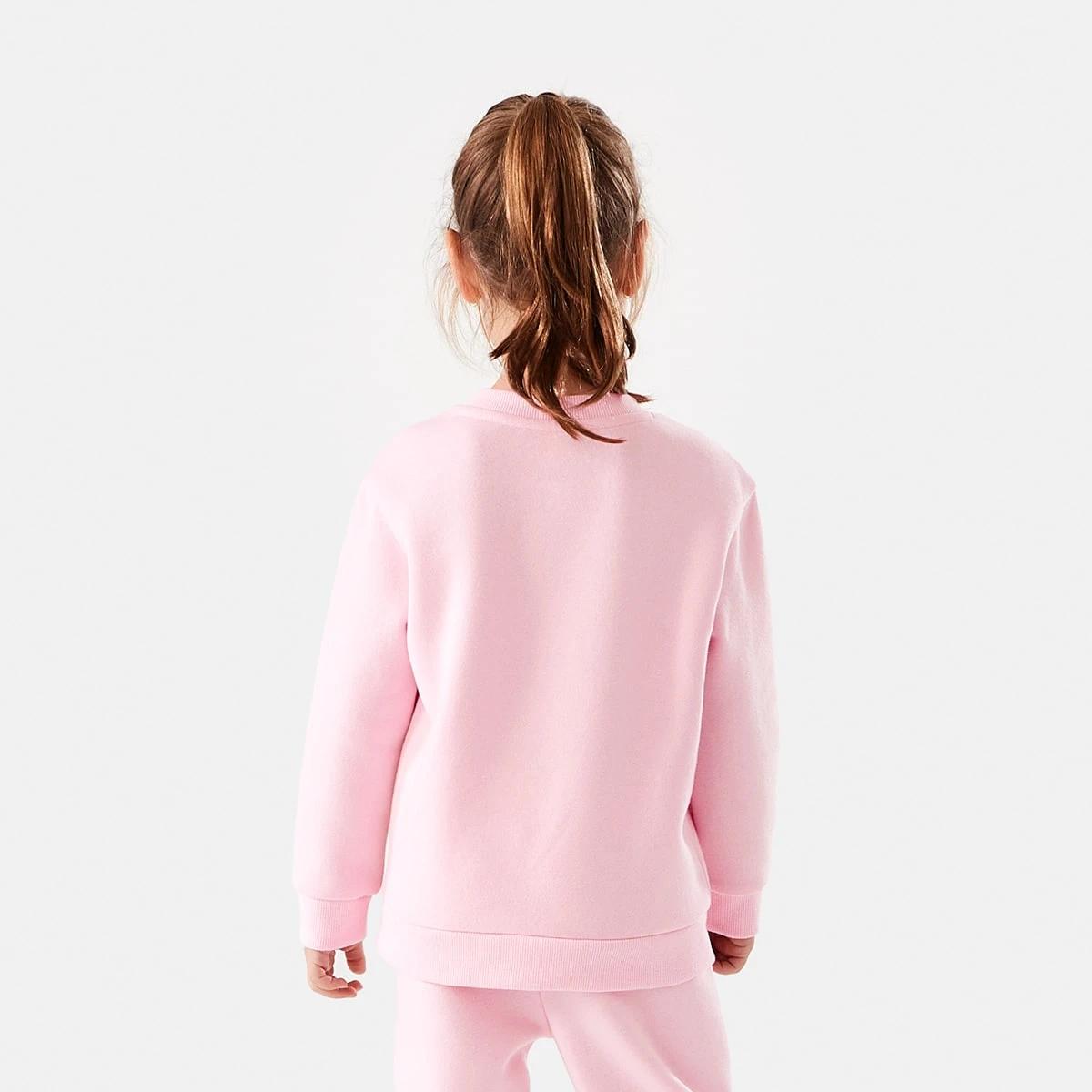 2 Basic Crew Neck Sweatshirt Light Pink, 2 of 9