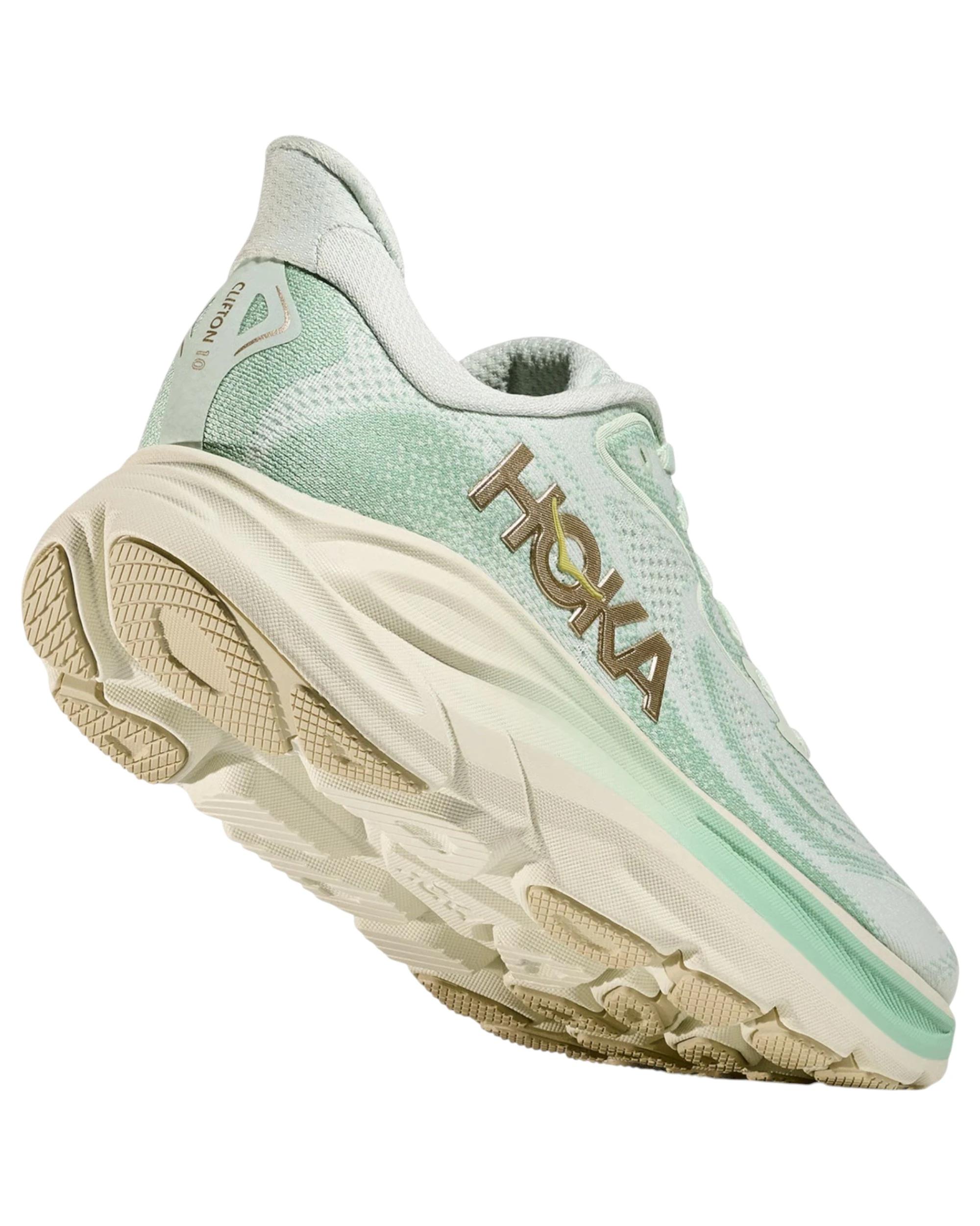 7 Hoka Womens Clifton 10 Athletic Running Shoes SEA GLASS, 7 of 7
