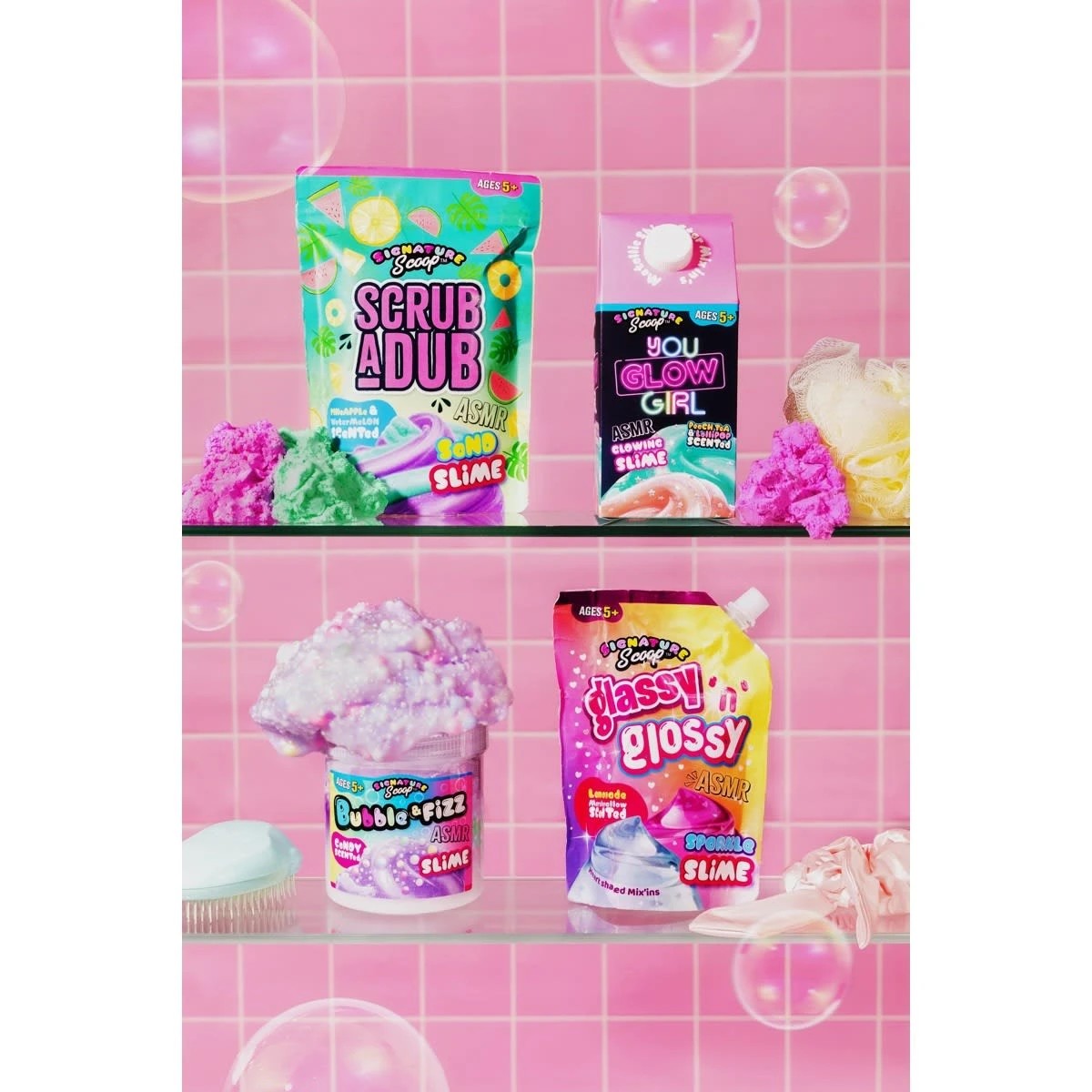 6 Signature Scoop Beauties Slime - Assorted, 6 of 6