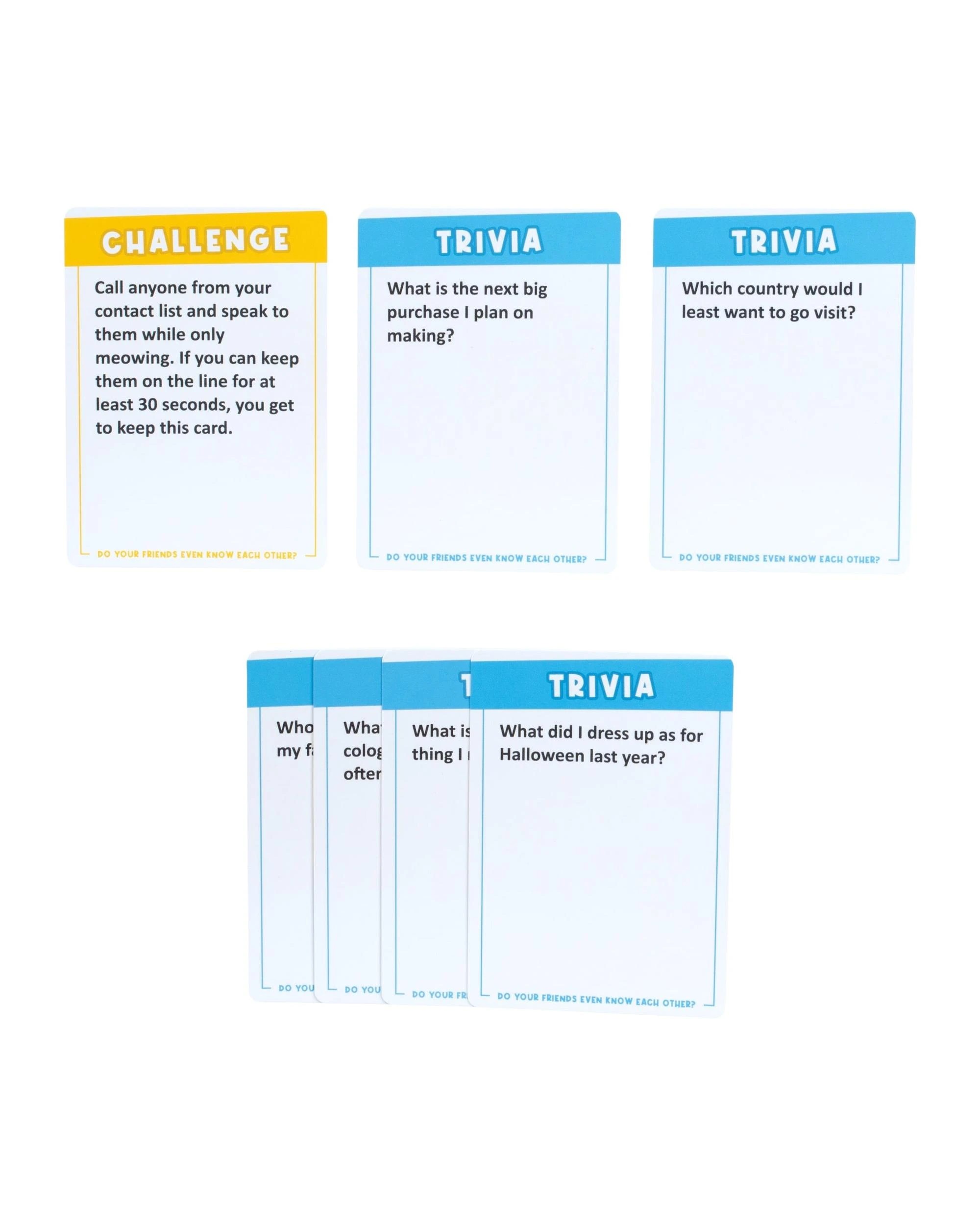 7 Do Your Friends Even Know Each Other? Trivia Game, 7 of 9