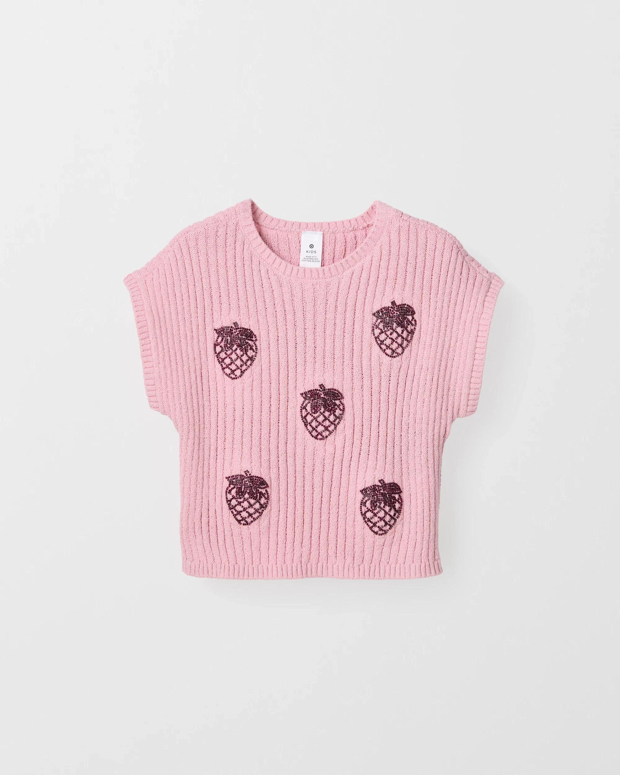 4 Target Australian Cotton Blend Knit T-Shirt BLEACHED MAUVE, 4 of 5