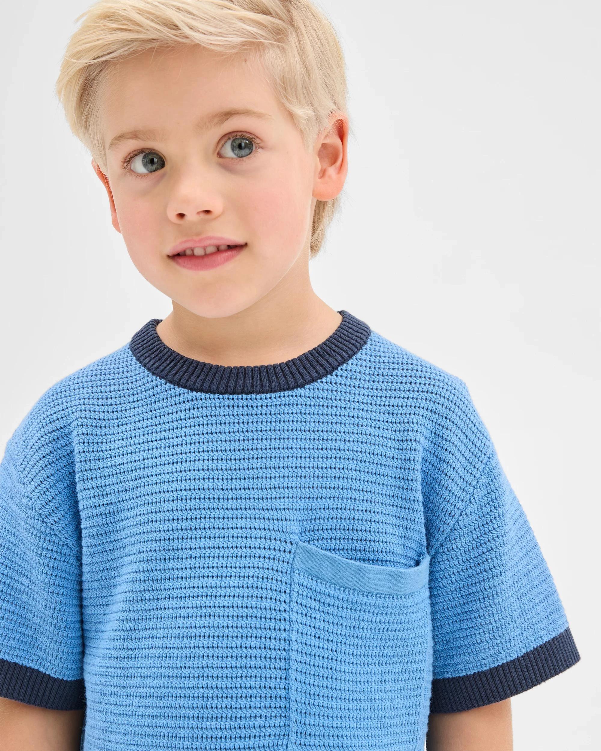 1 Target Australian Cotton Knit T-shirt with Pocket BLUE, 1 of 5