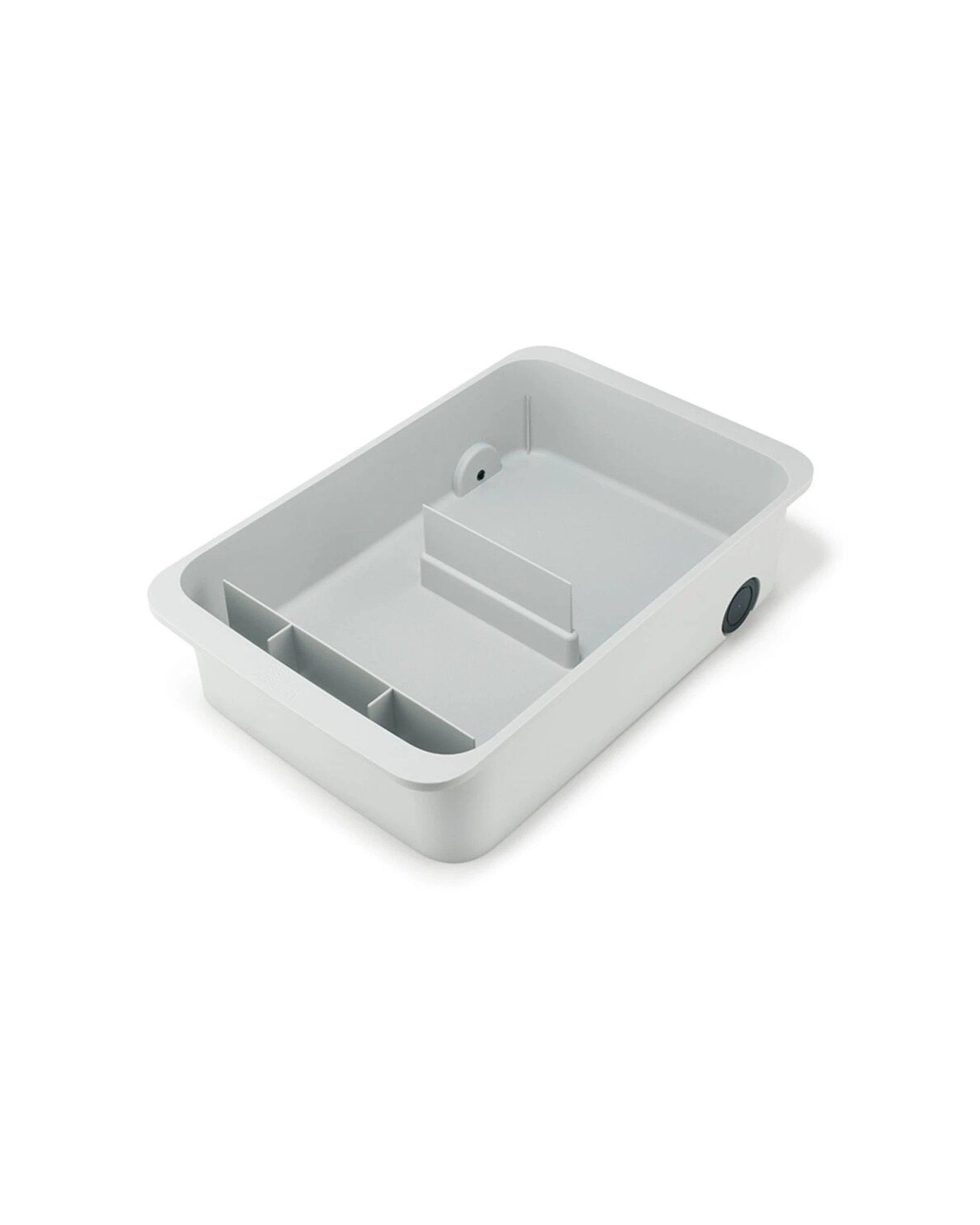 2 Joseph Joseph 2PK CupboardStore Large Caddy Storage Organiser Handle Wheels Stone - Natural, 2 of 7