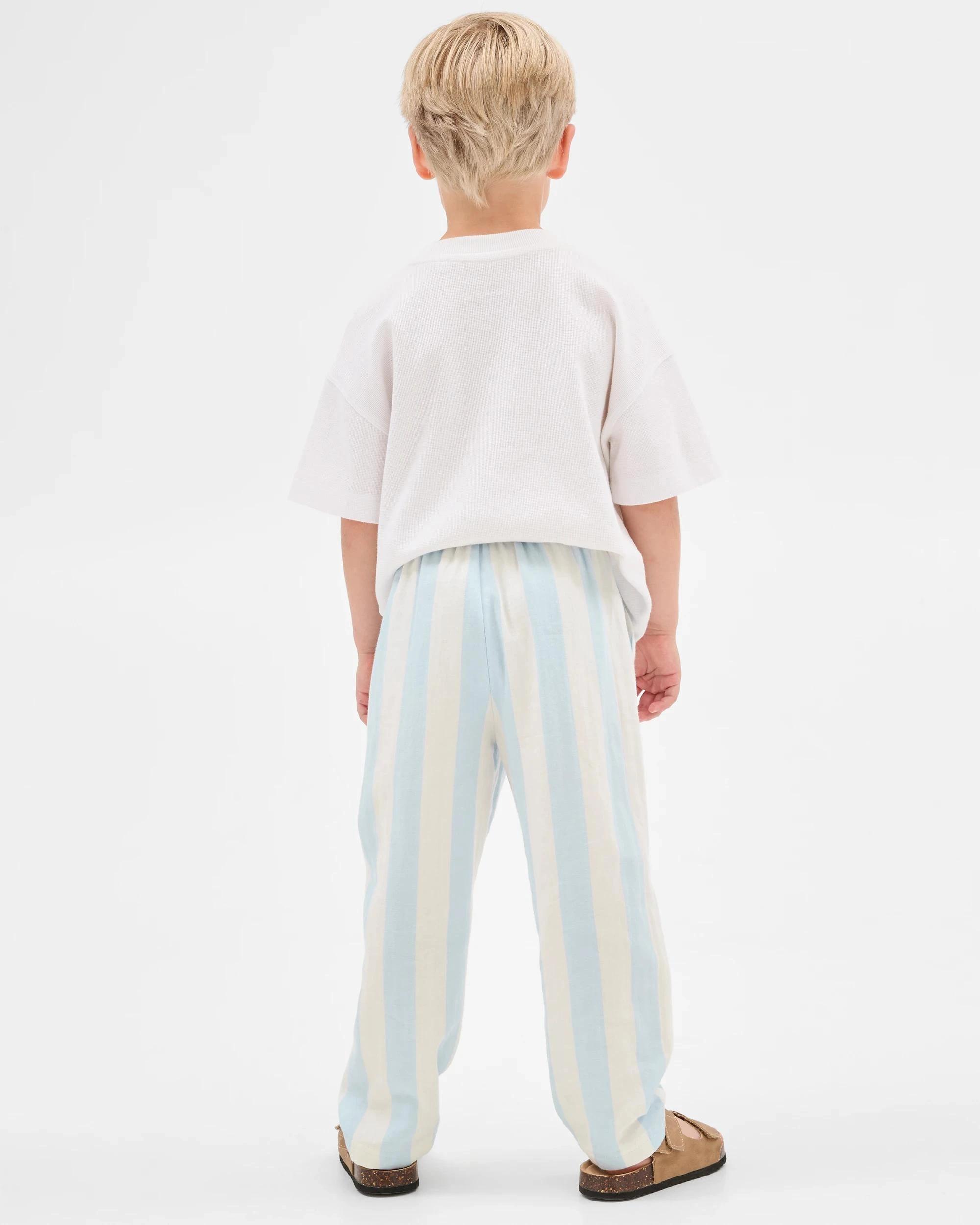 5 Target Kids Lightweight Woven Pull On Pants LIGHT BLUE STRIPE, 5 of 7