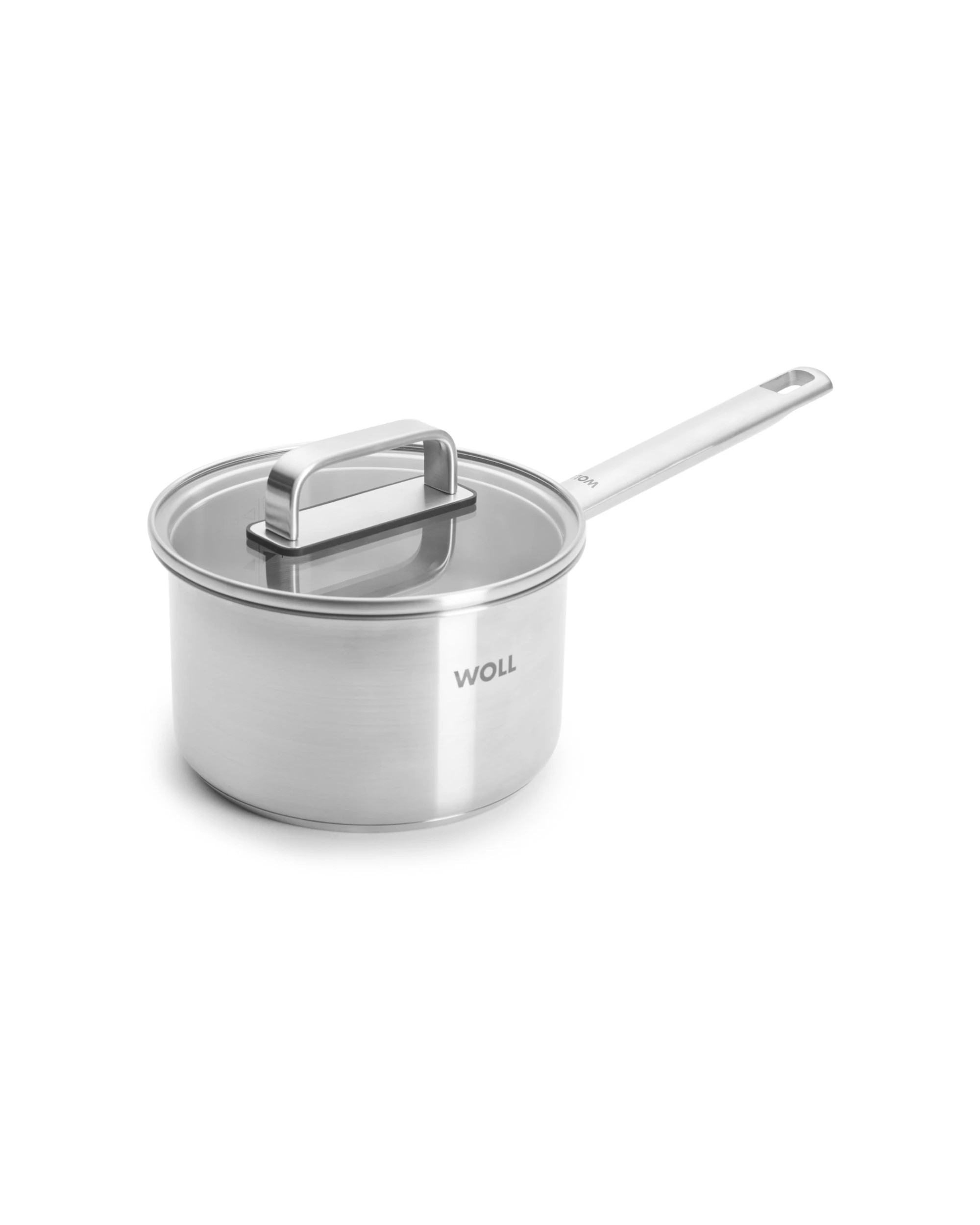 1 Woll Steel Saucepan With Lid 16cm 1.8L Premium Stainless Steel - Silver, 1 of 5