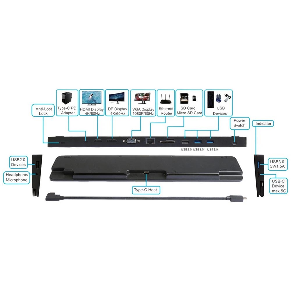 3 J.Burrows USB-C 14-Port Power Station, 3 of 3