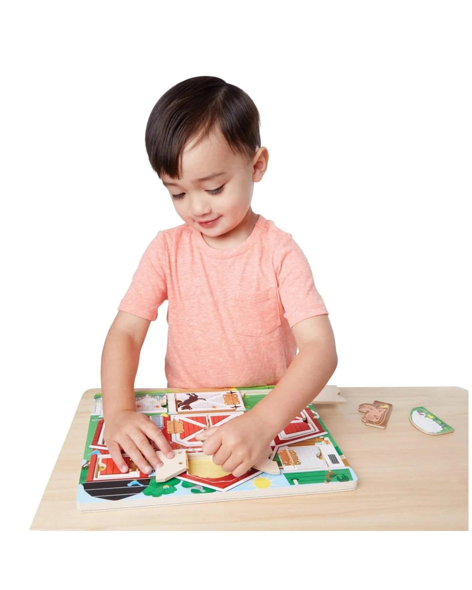 5 Melissa and Doug Magnetic Hide and Seek Farm, 5 of 9