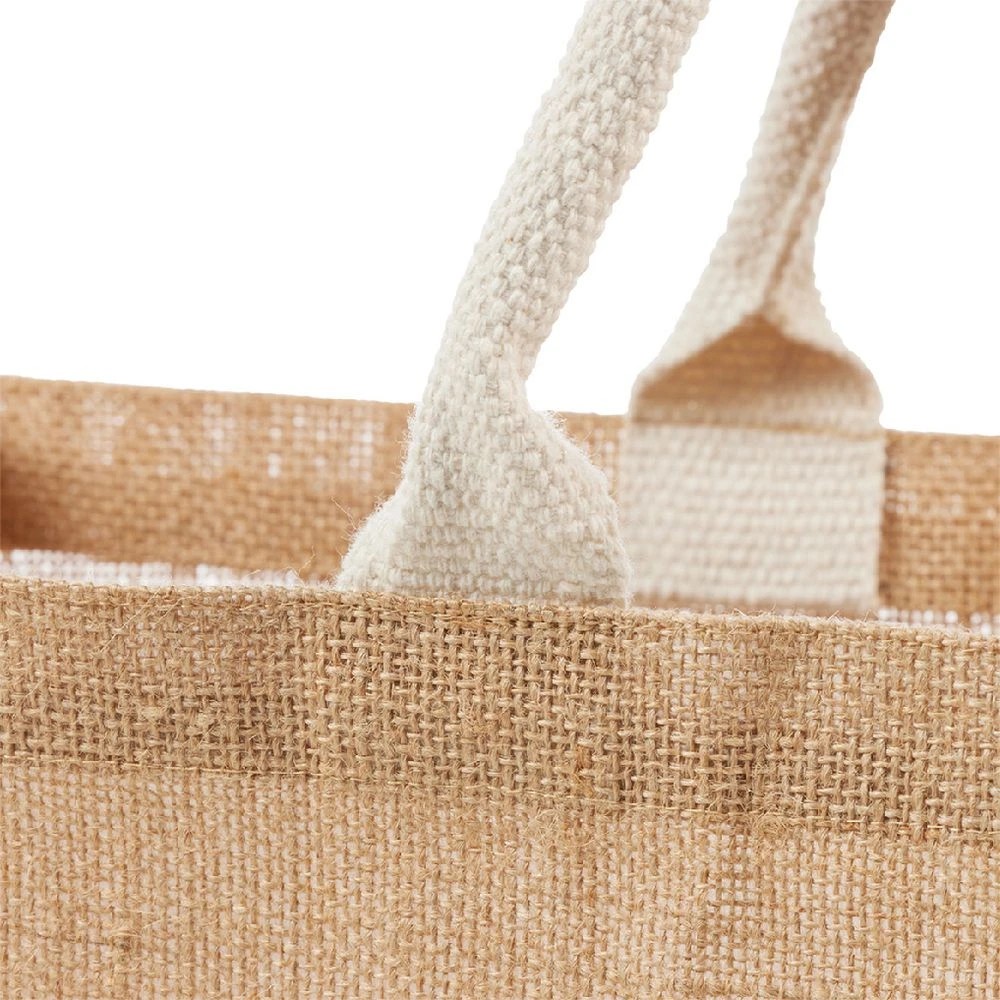 3 J.Burrows Laminated Jute Bag Large, 3 of 3