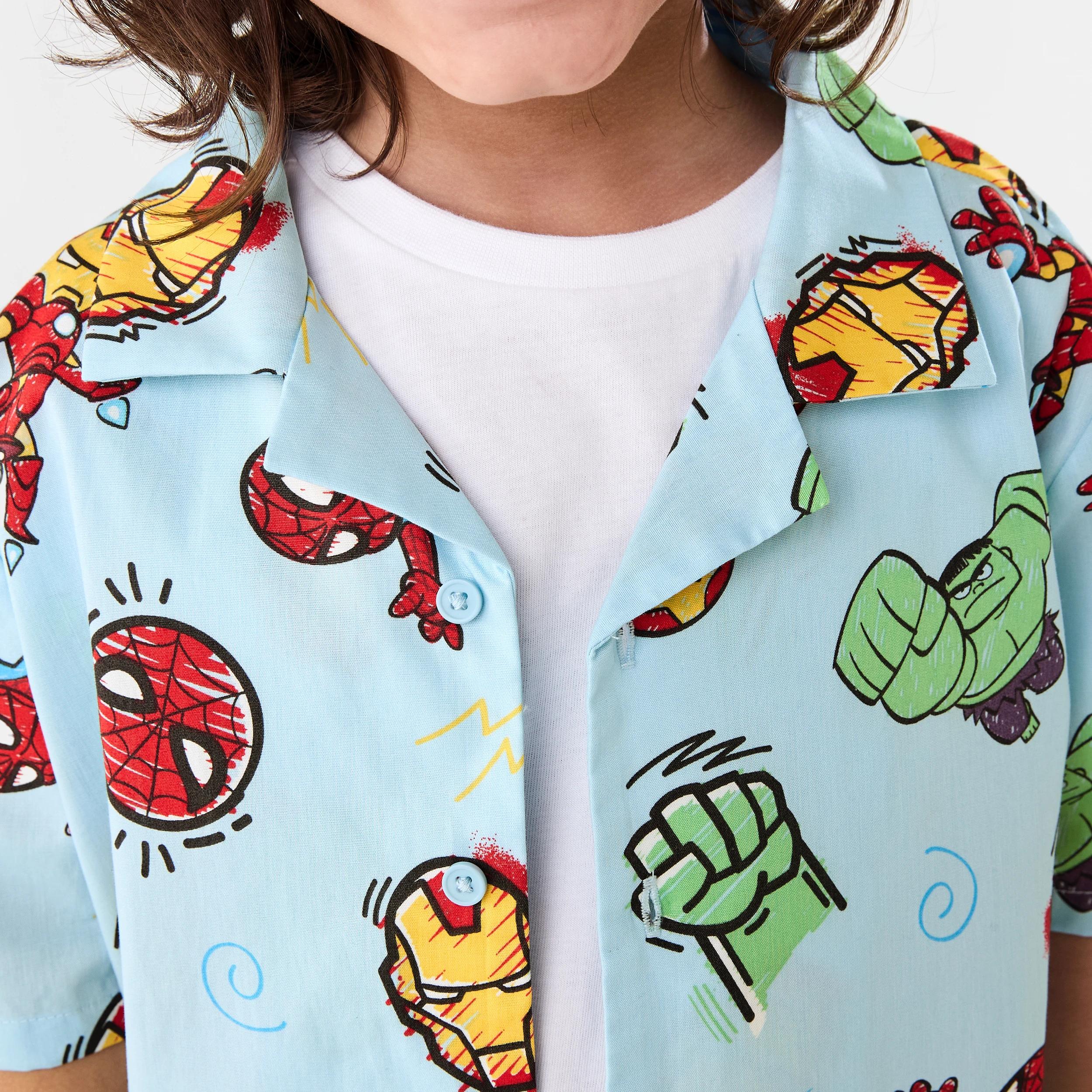 4 Spider-Man and Friends License All Over Print Shirt Marvel, 4 of 8