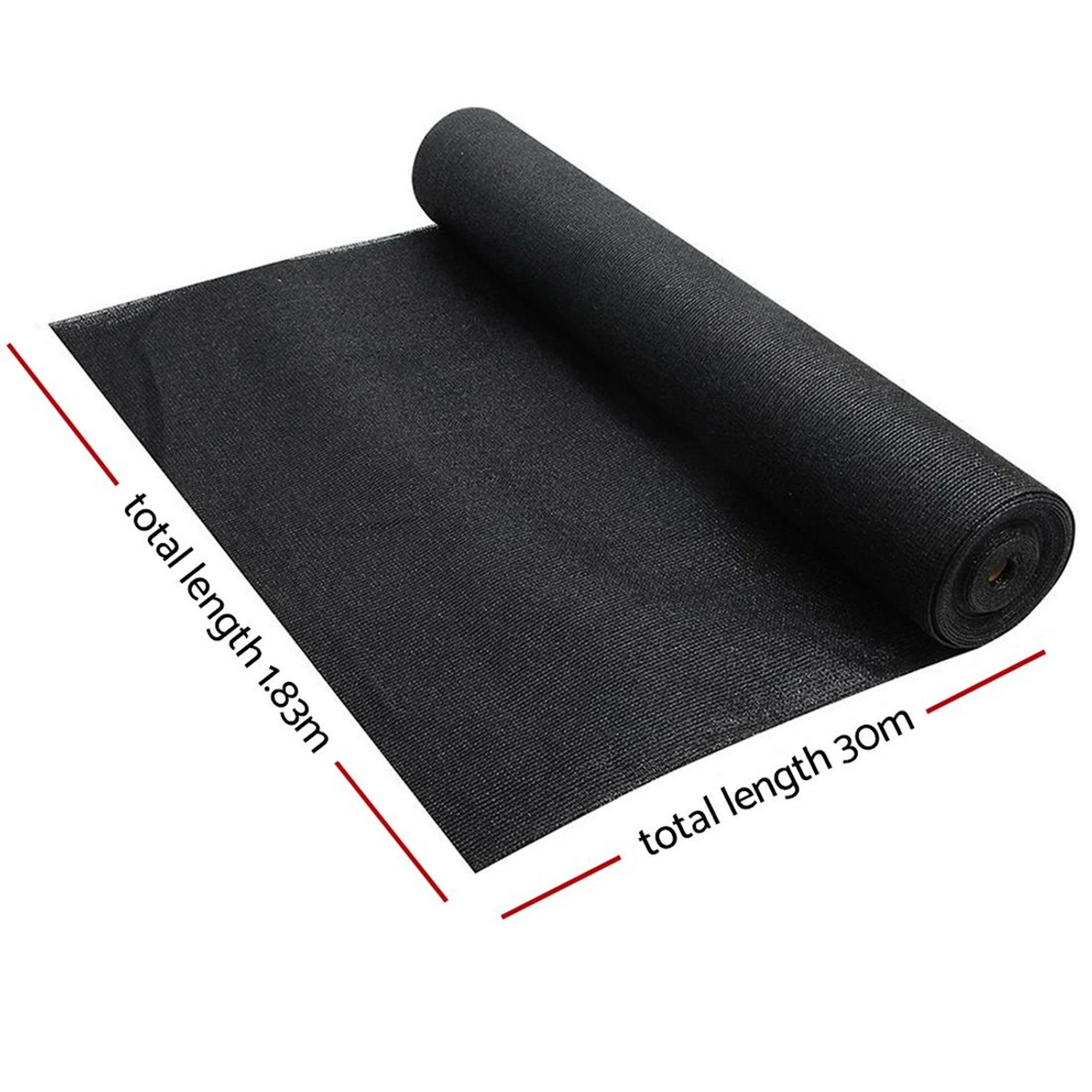 3 Instahut 90% Shade ClothShadecloth Sail Heavy Duty Garden Mesh Roll BK - Black, 3 of 8