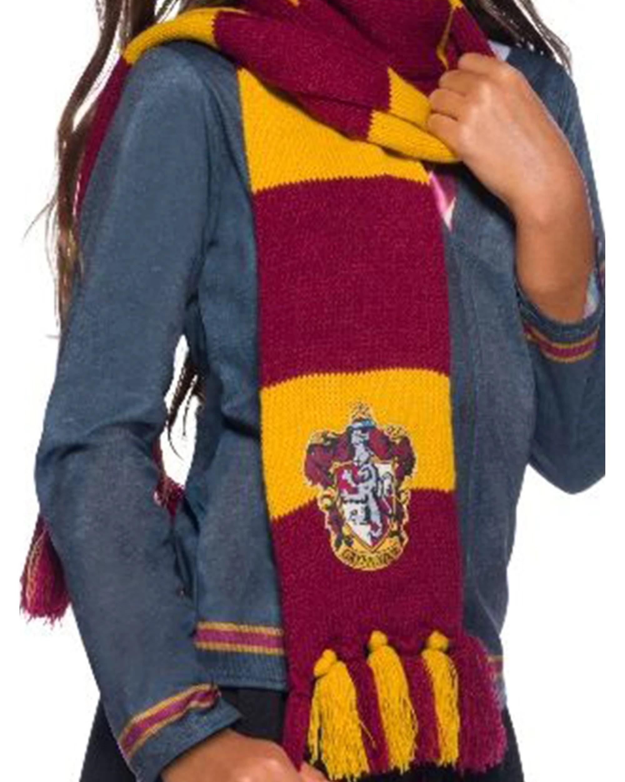 2 Harry Potter Gryffindor Deluxe Scarf Adult Unisex One Size Costume - Multi, 2 of 3