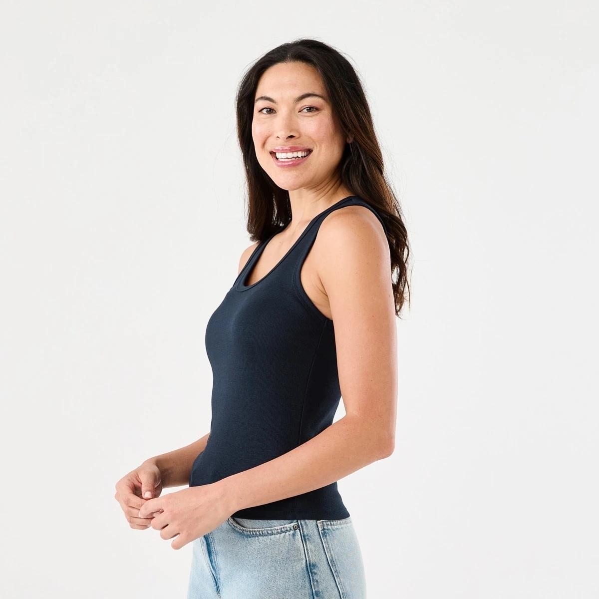 2 Sleeveless Rib Tank SKY CAPTAIN, 2 of 5