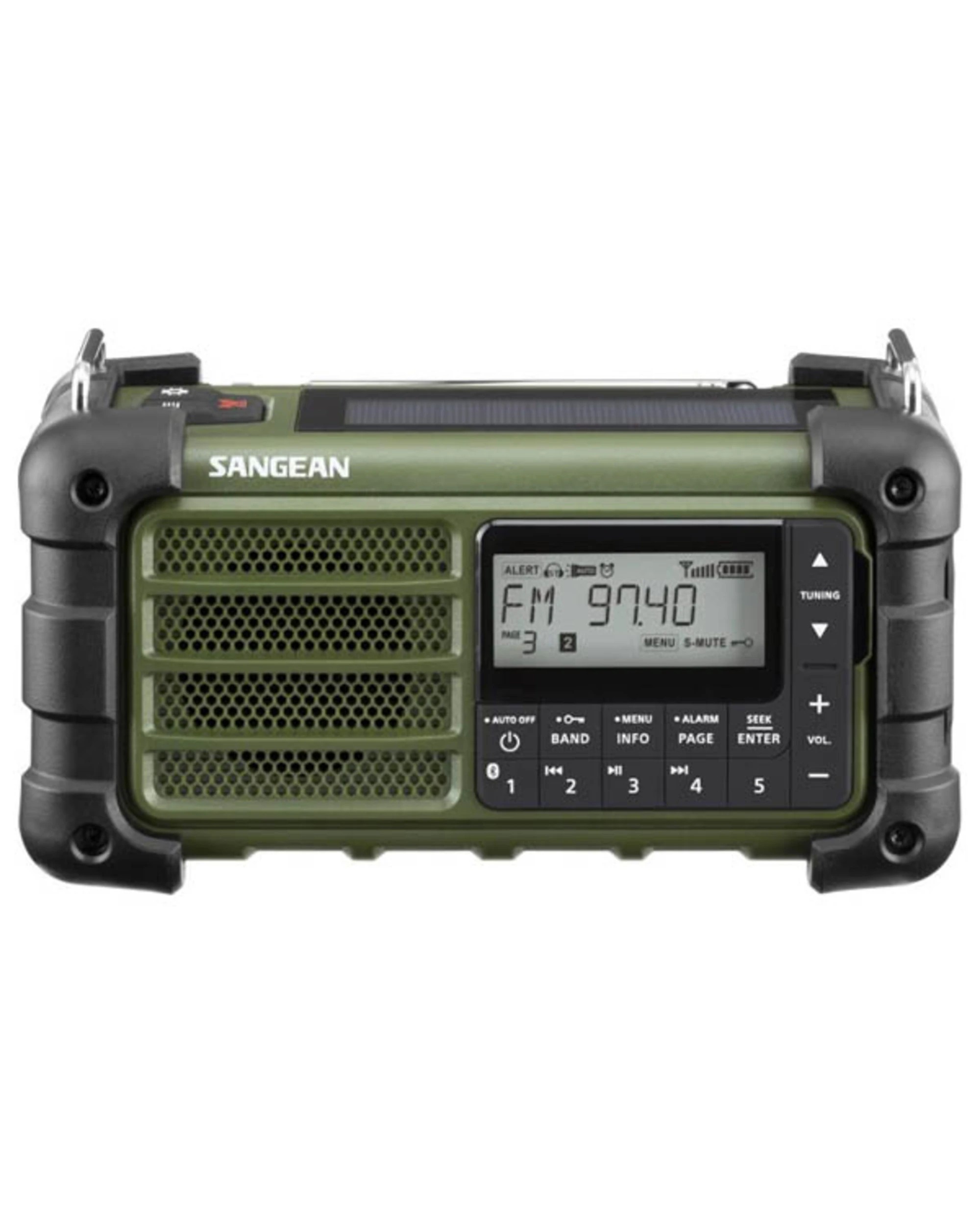 2 Sangean MMR-99 FM/AM Portable Radio - Forest Green, 2 of 5
