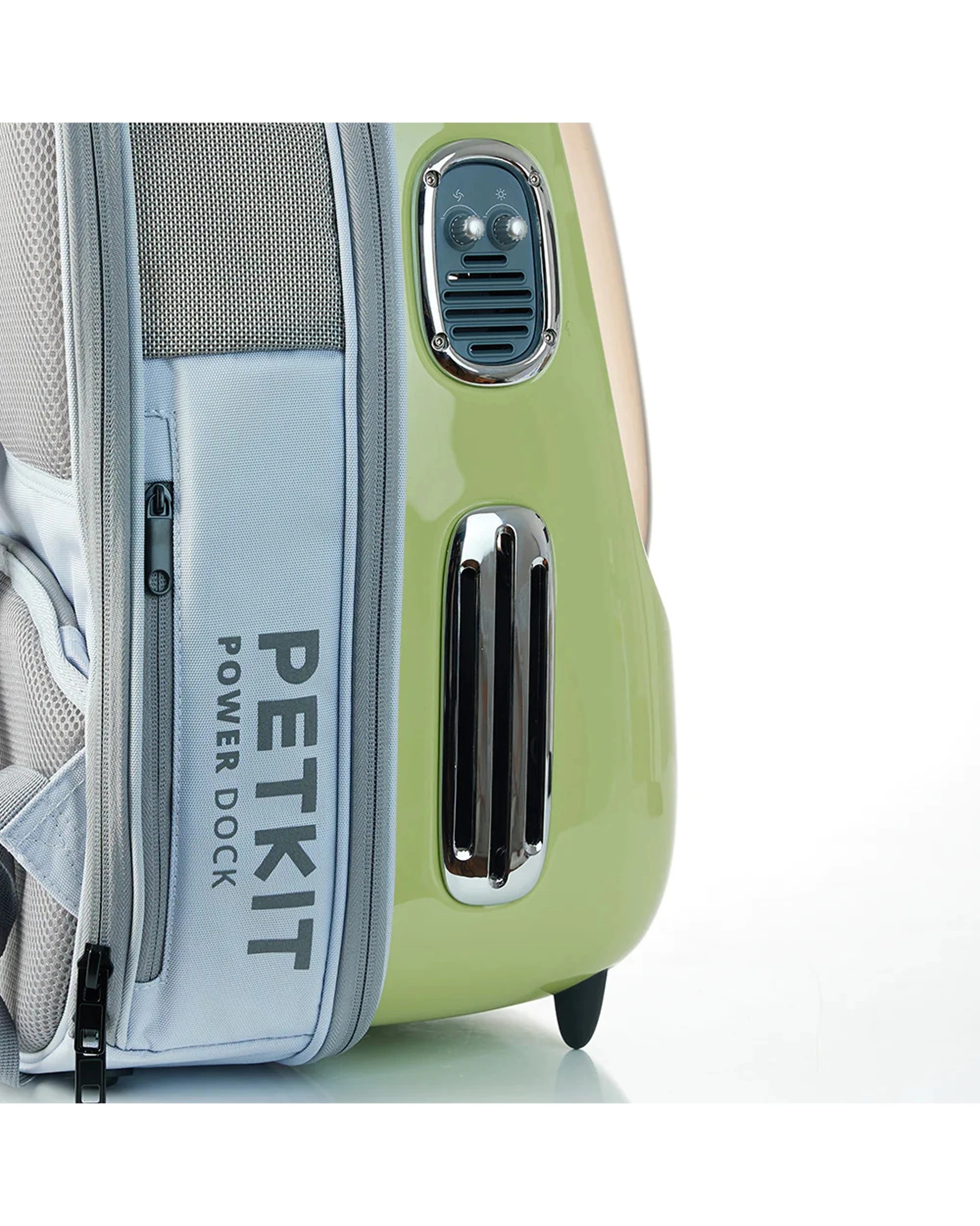 5 Petkit Breezy 2 Smart Cat Backpack Bag Ventilated Lightweight Travel Carrier - Green, 5 of 6