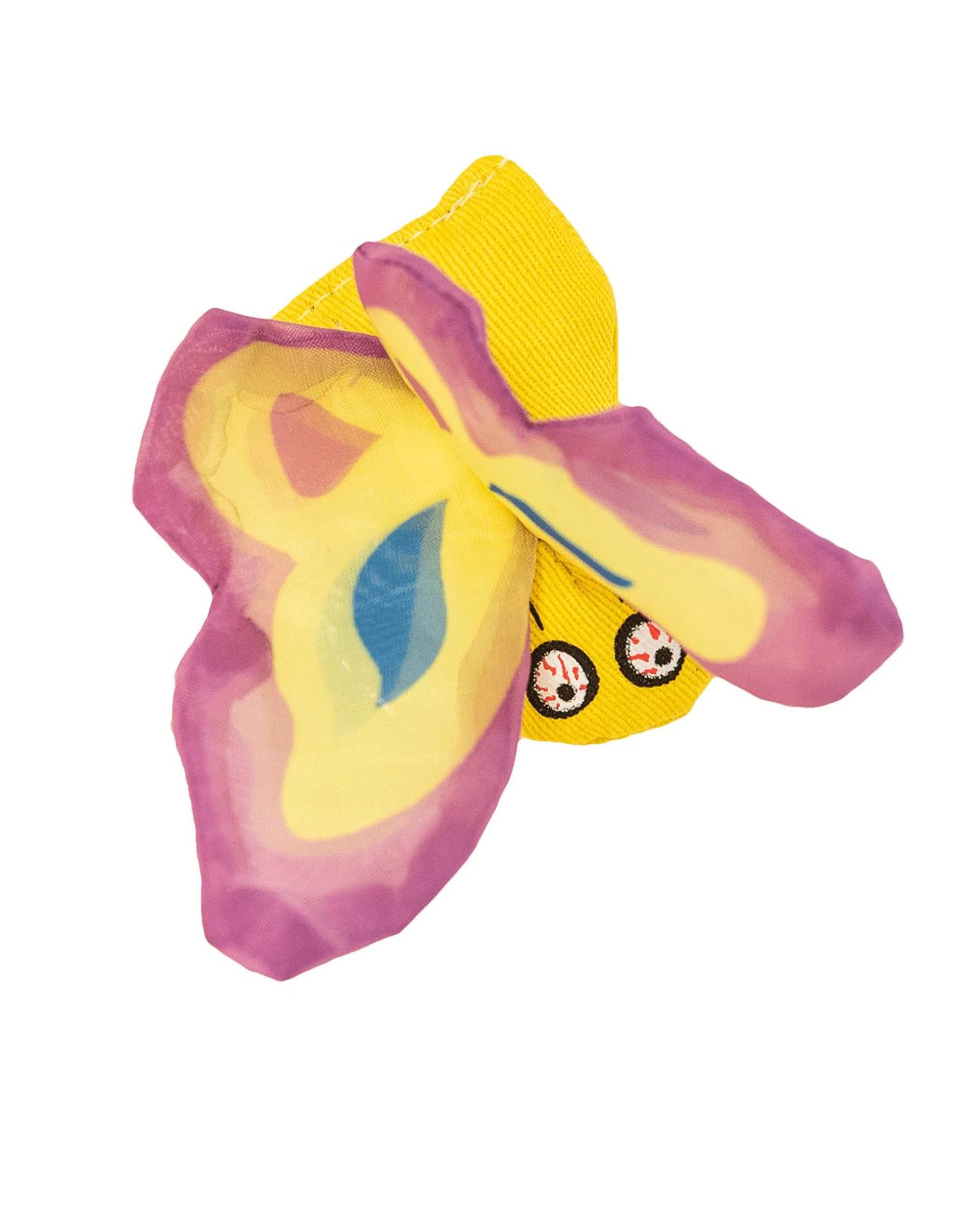 1 Yeowww Butterfly Interactive Catnip Filled Durable Cat Toy Purple (OB*) - Purple, 1 of 2