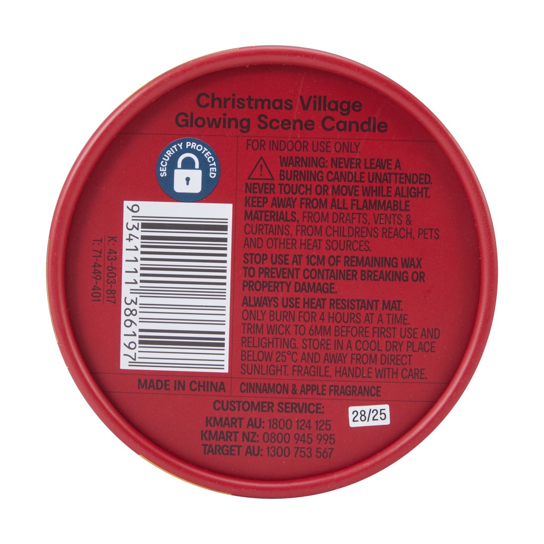 7 Christmas Village Glowing Scene Candle, 7 of 7