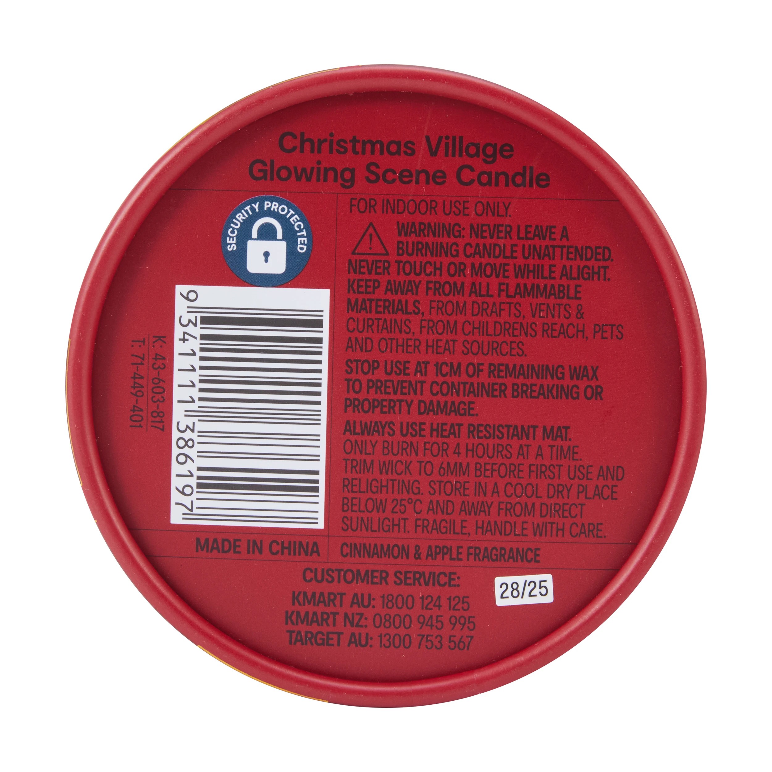 7 Christmas Village Glowing Scene Candle, 7 of 7