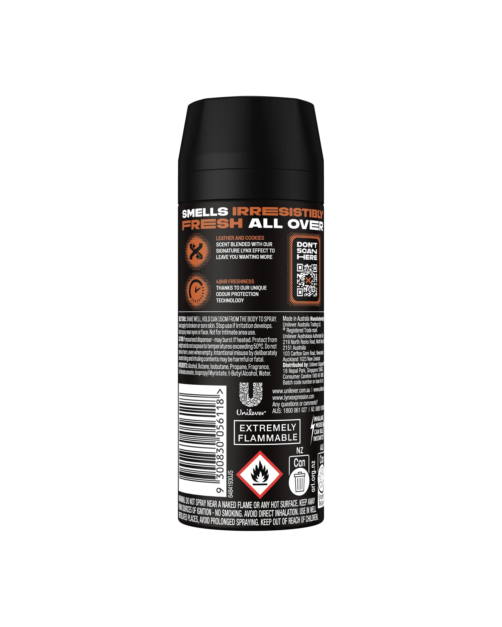 2 LYNX Collision Leather and Cookies Deodorant Bodyspray, 2 of 6