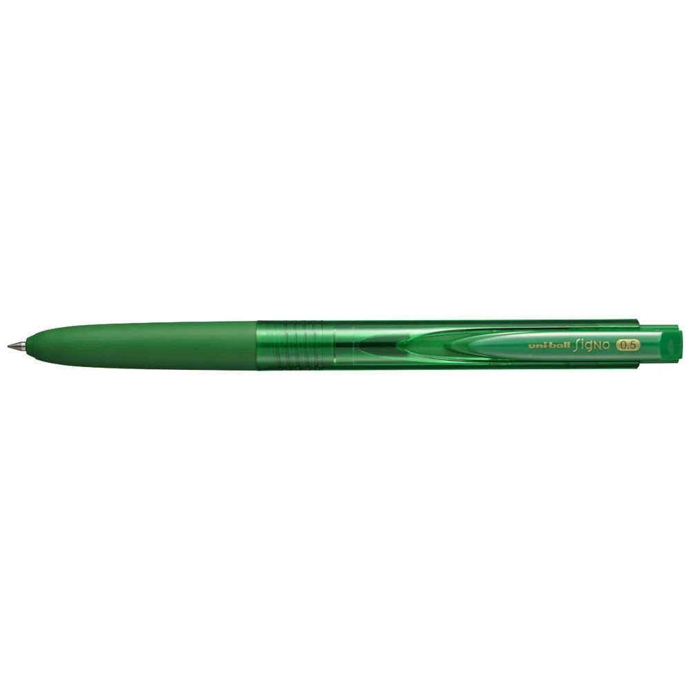 1 Uni-Ball Signo RT1 Retractable Gel Pen 0.5mm Green, 1 of 1