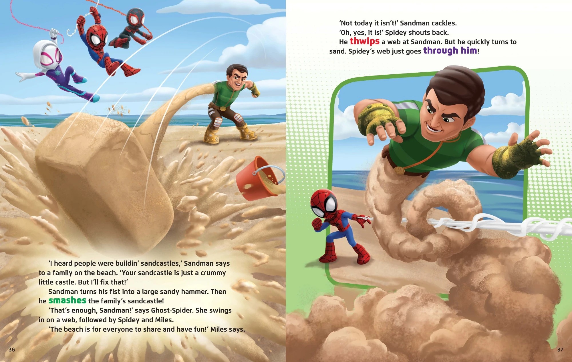 6 Disney Marvel Spidey Amazing Friends Treasury of Super Heroes Stories - Book, 6 of 6